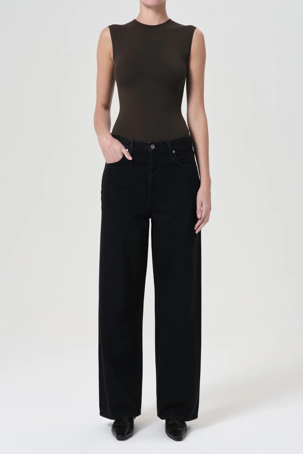 Agolde - Low Slung Baggy - Crushed