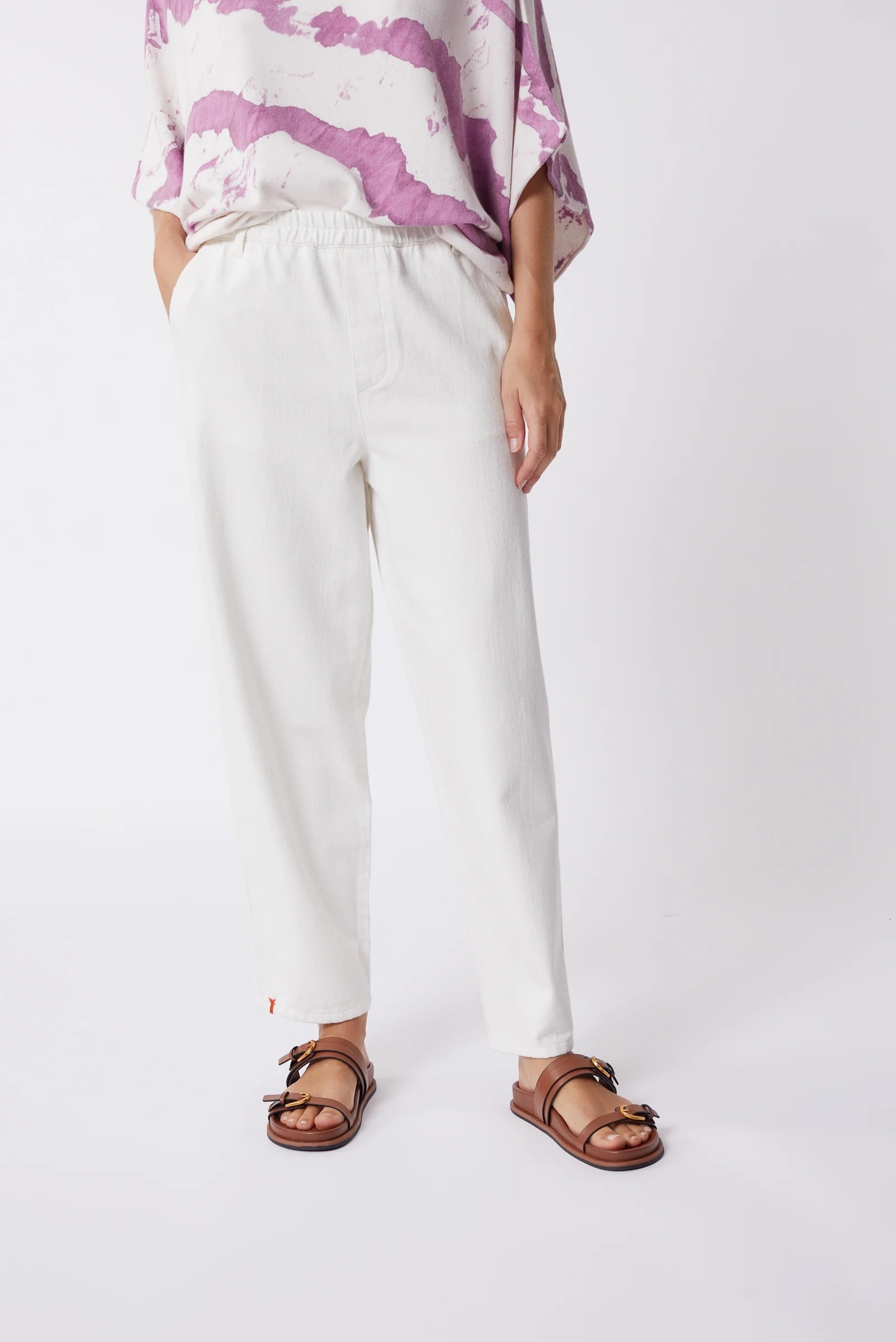 Maevy - Pantalon Victoria Boule - Off White