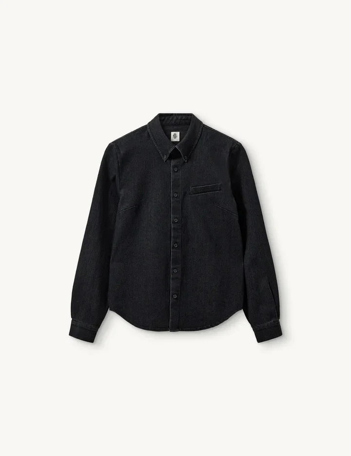 The Garment - Merci Placket Shirt - Black Denim