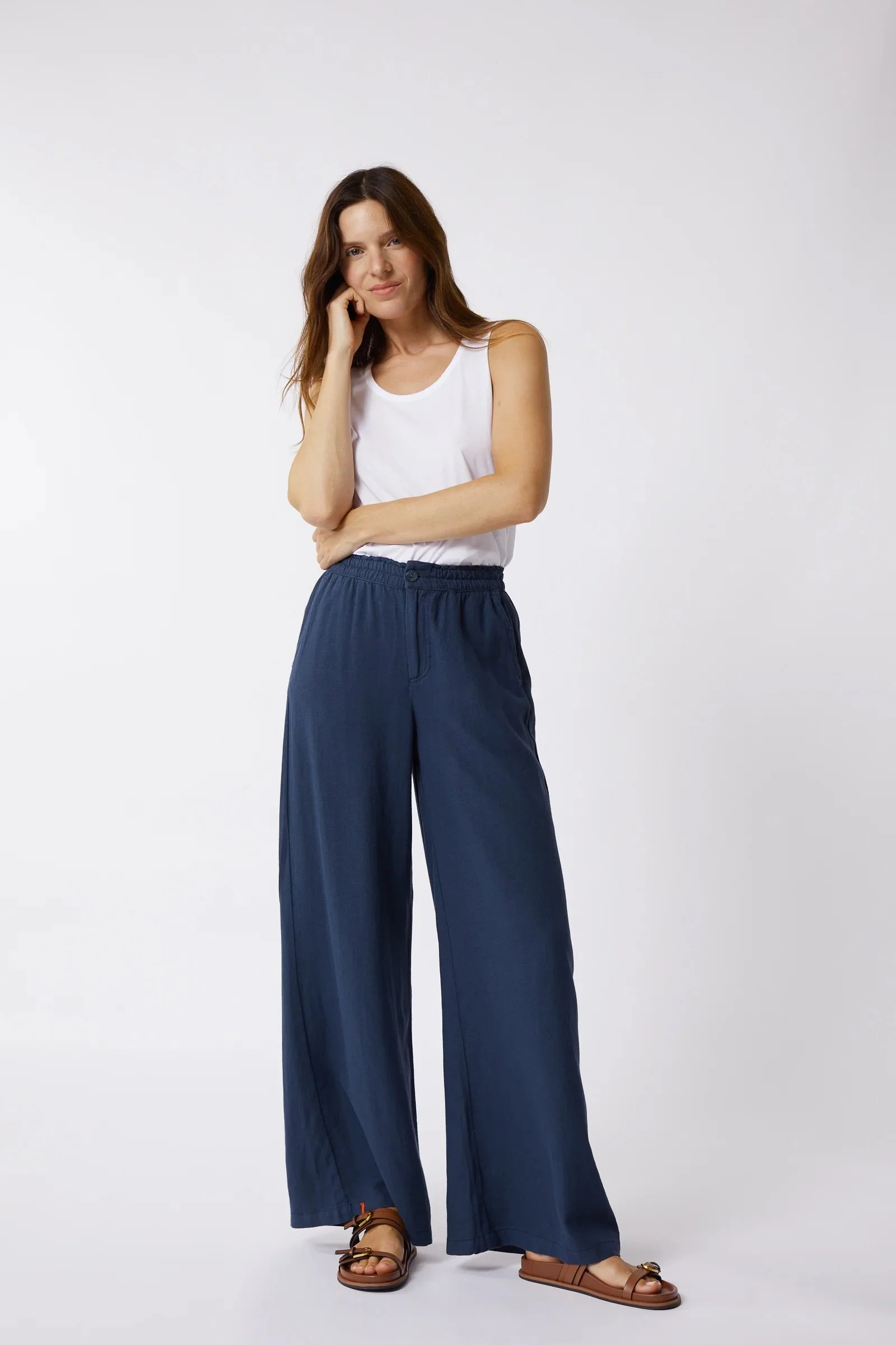 Maevy - Swann Pant - Navy