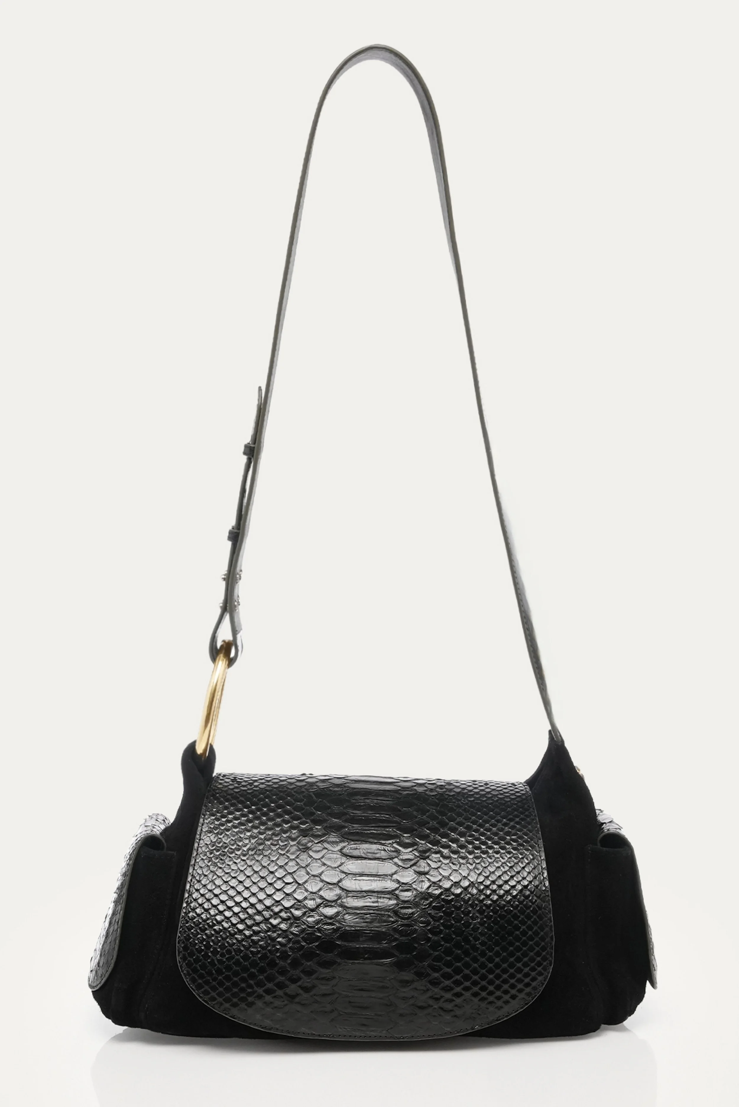 Claris Virot - Sac Marine Python - Noir