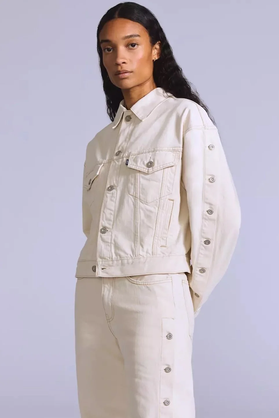 Levi's - Shank Trucker - Cream Cloud Moj