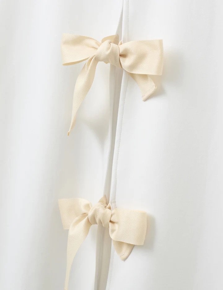 The Garment - TG Bow Tee - White
