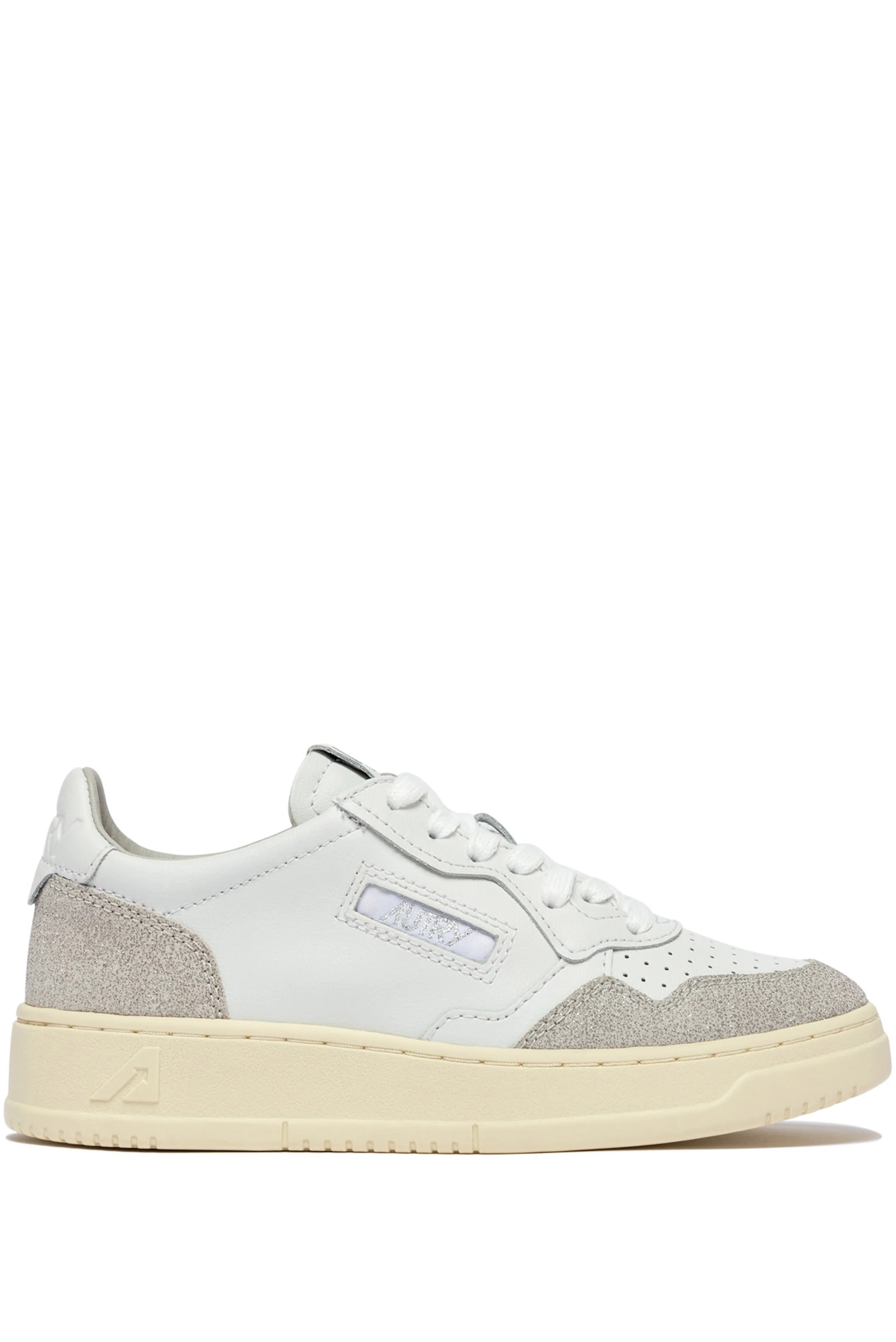 Autry - Med White Leat/Stars PK01 - Grey