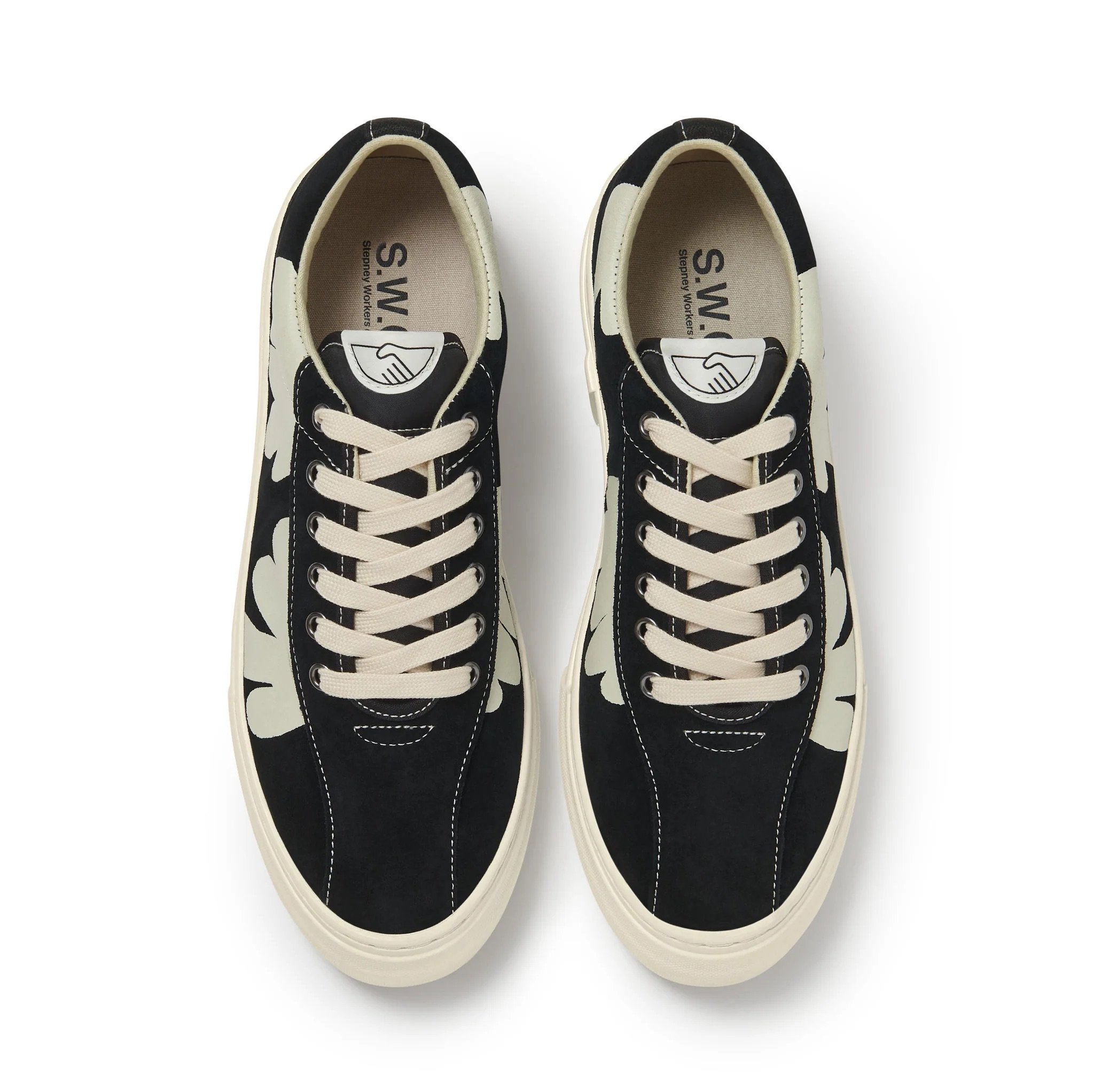 Stepney - Dellow Cup Shroom Suede - Black