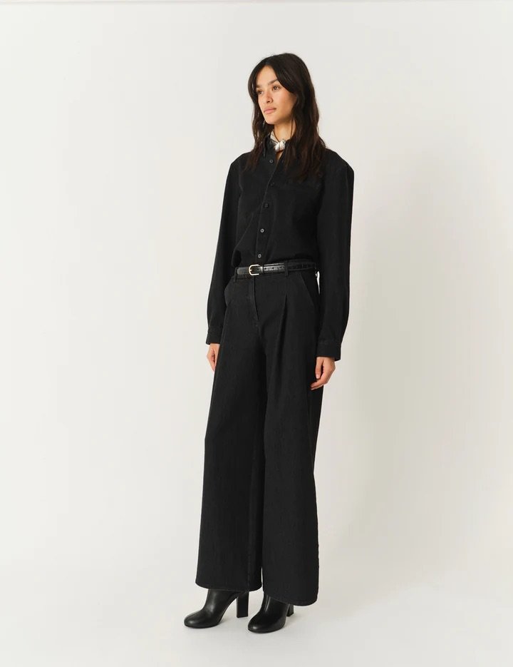 The Garment - Merci Placket Shirt - Black Denim