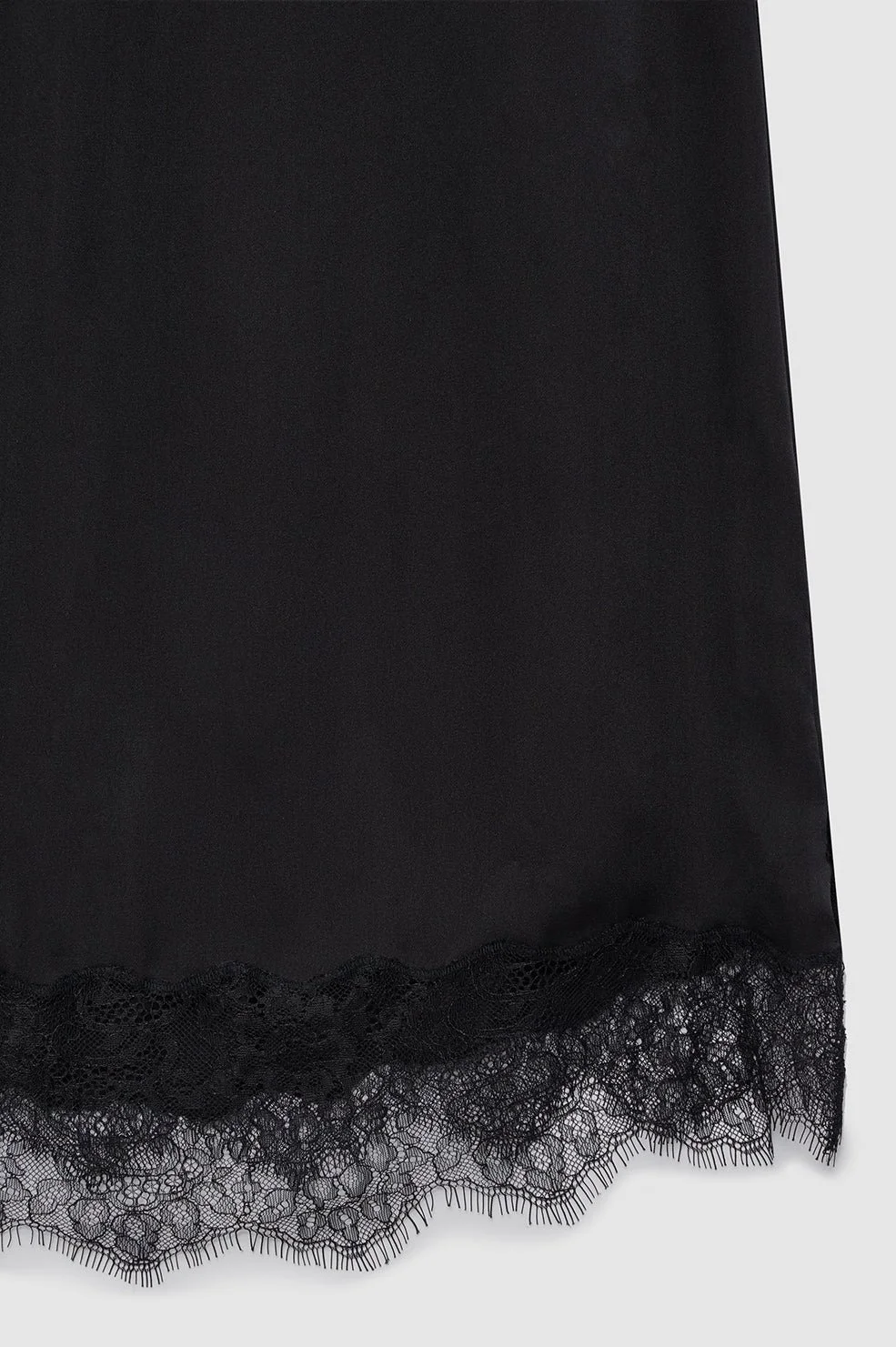 Anine Bing - Shelby Silk Skirt - Black