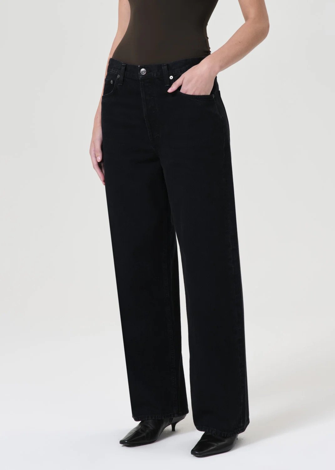 Agolde - Low Slung Baggy - Crushed