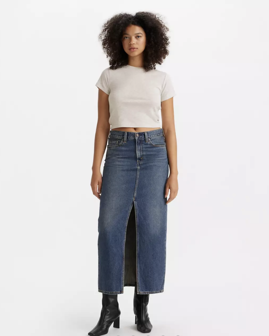Levi's - Ankle Column Skirt - Wave Hello
