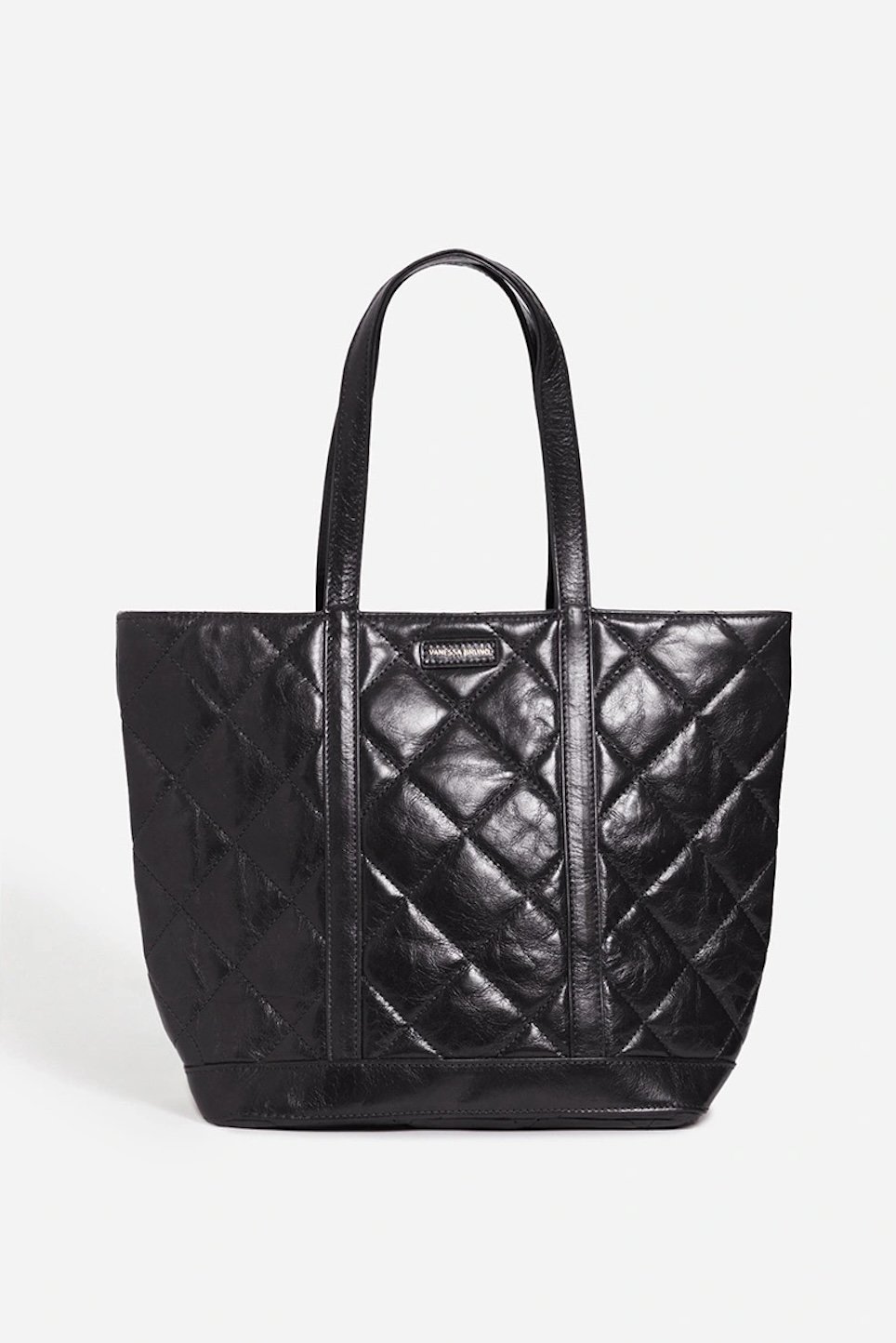 Vanessa Bruno - Cabas M  Zippé Matelassé Cuir  - Black