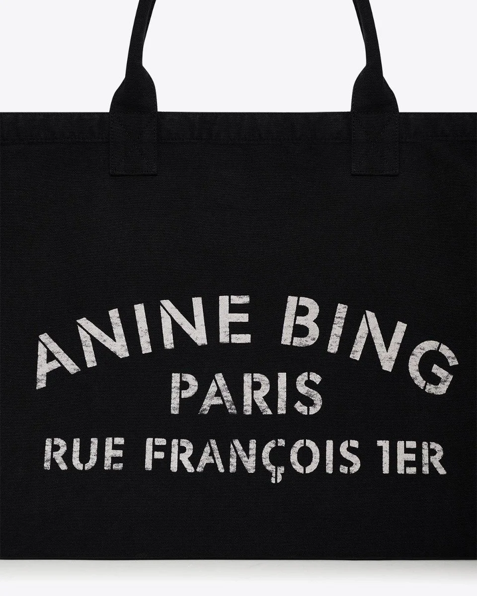 Anine Bing - Leo Canva Tote - Black
