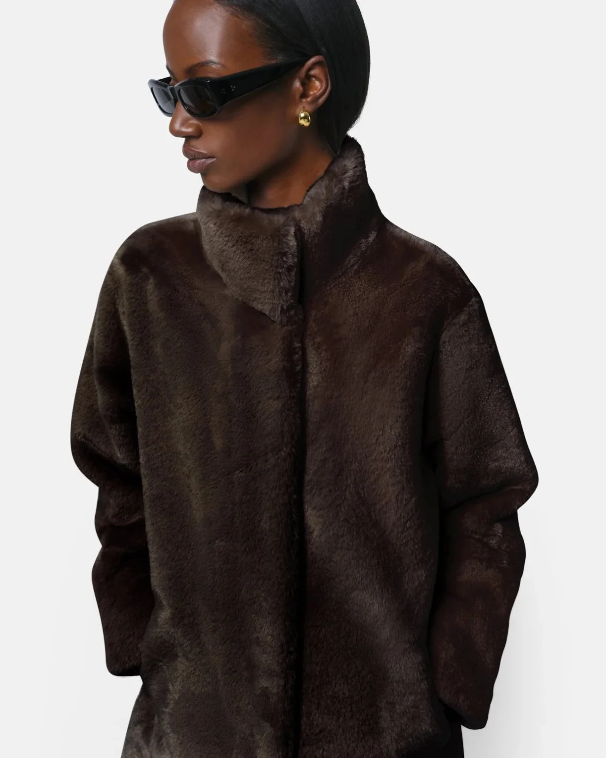 Apparis - Blair Coat - Espresso