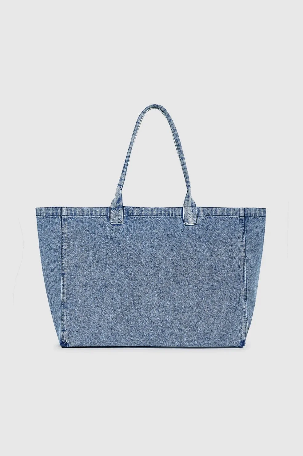 Anine Bing - Leo Denim Tote - Shadow Blue