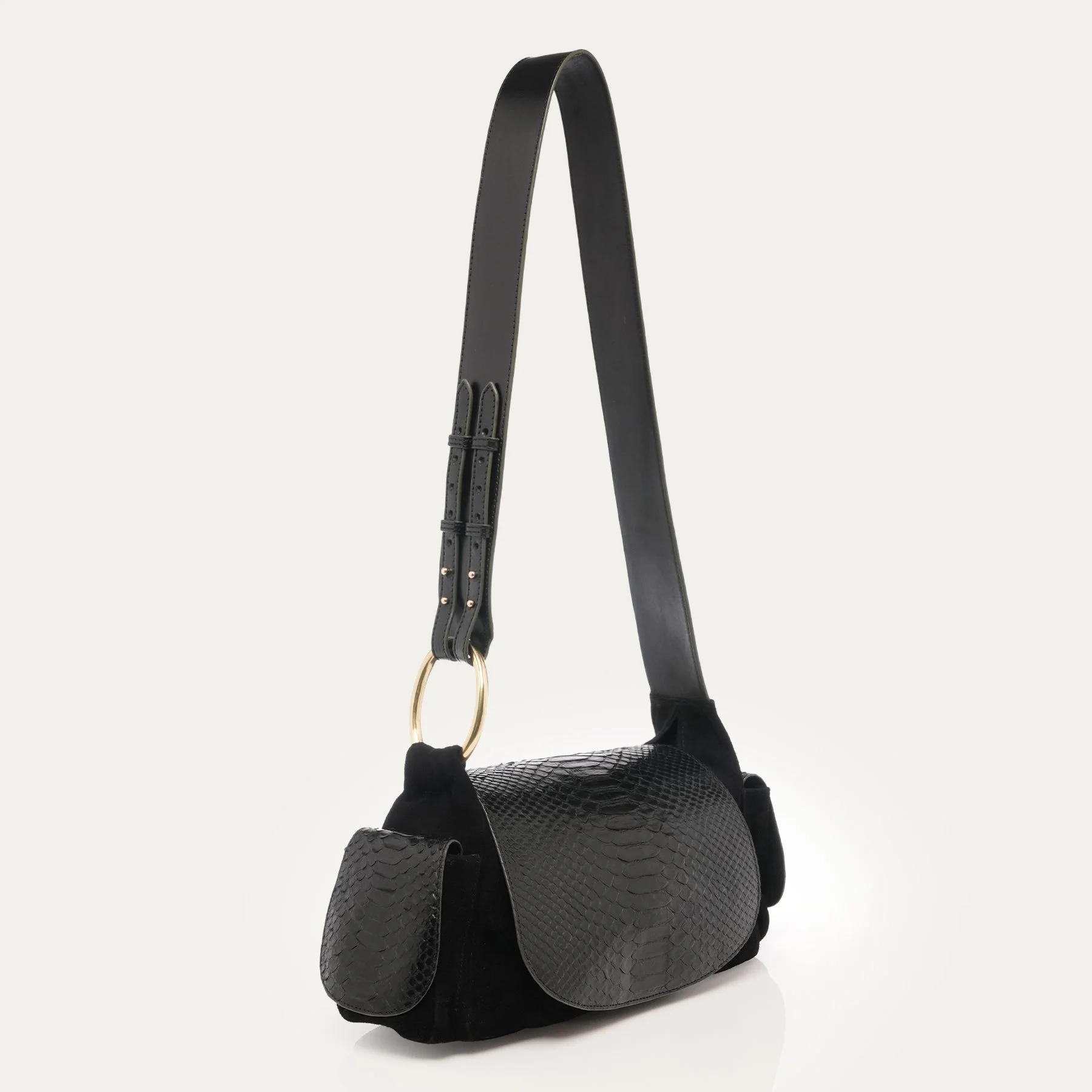 Claris Virot - Sac Marine Python - Noir