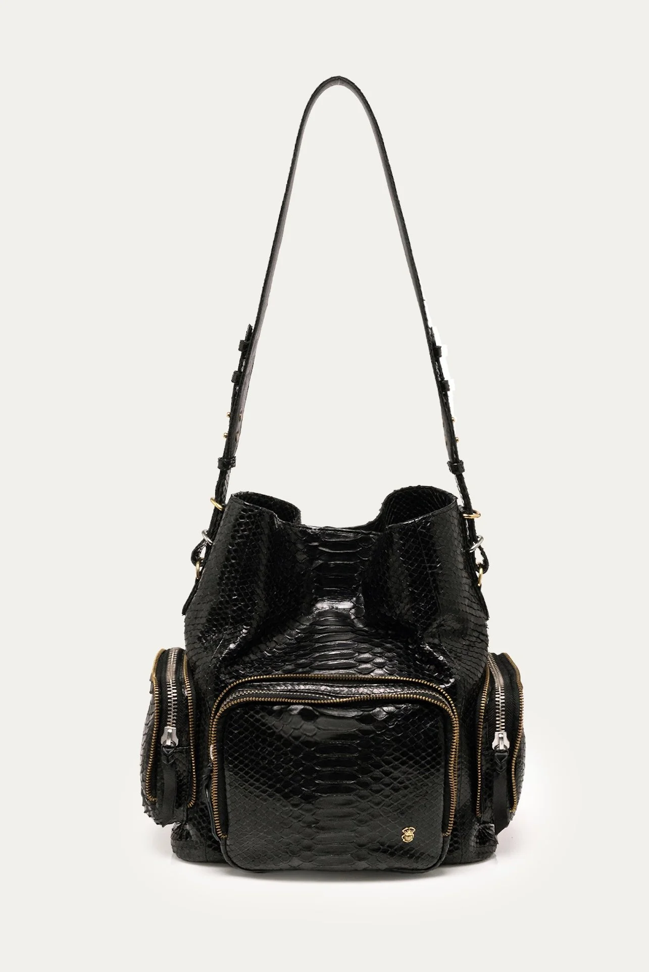 Claris Virot -  Sac Lenny - Python Noir