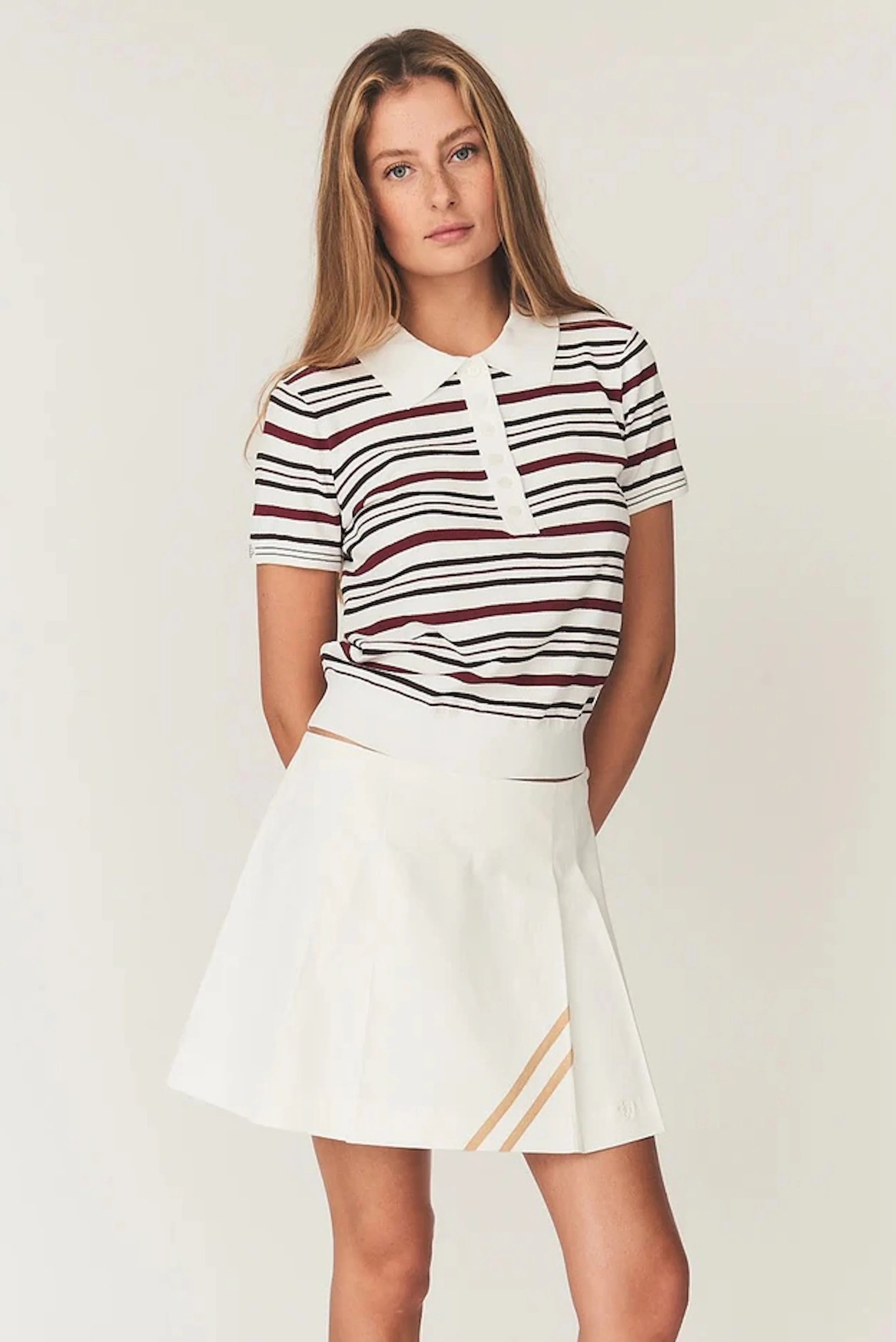 The Garment - Madison Button Polo - Black