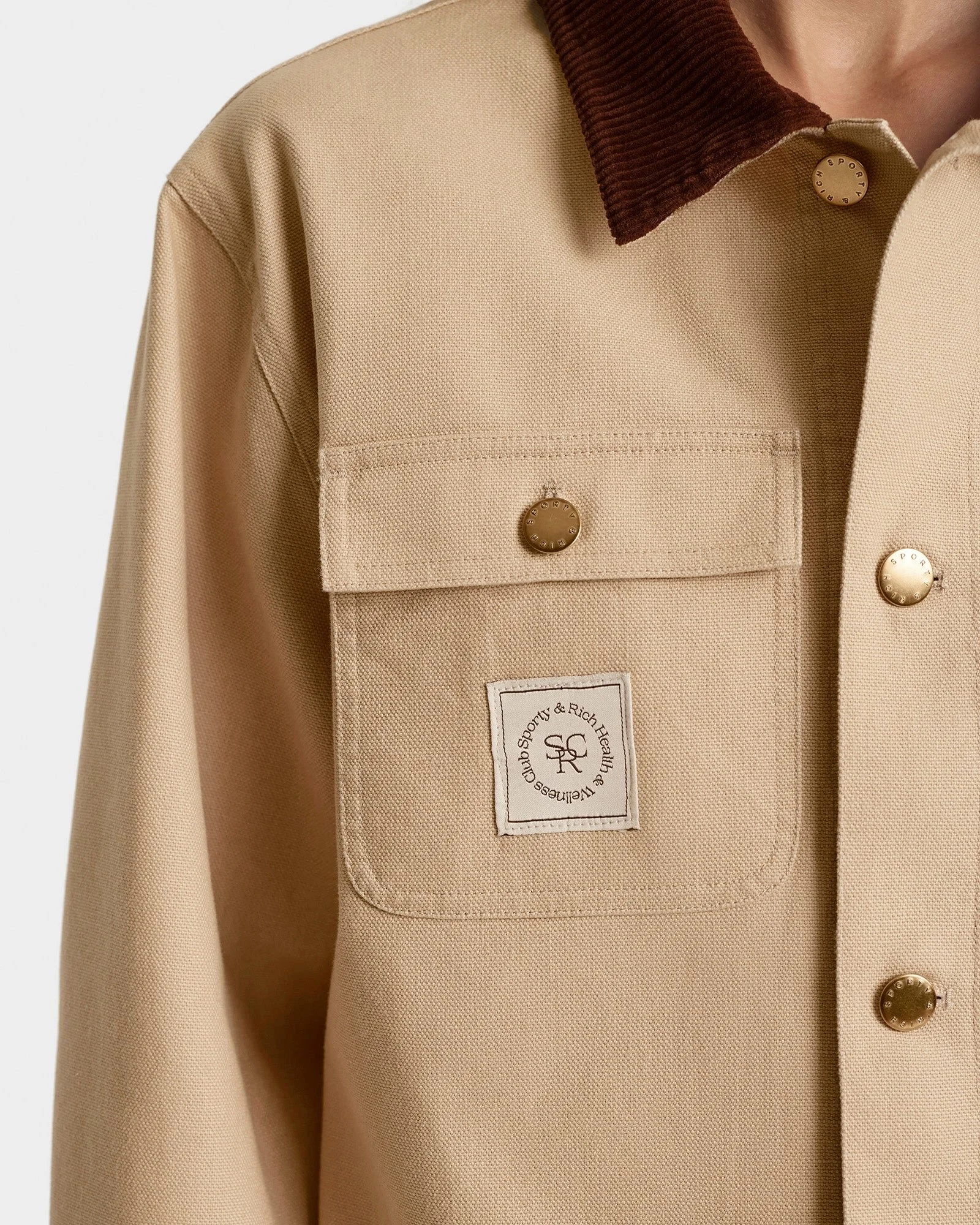 Sporty&Rich - SRHWC Painters Jacket - Tan