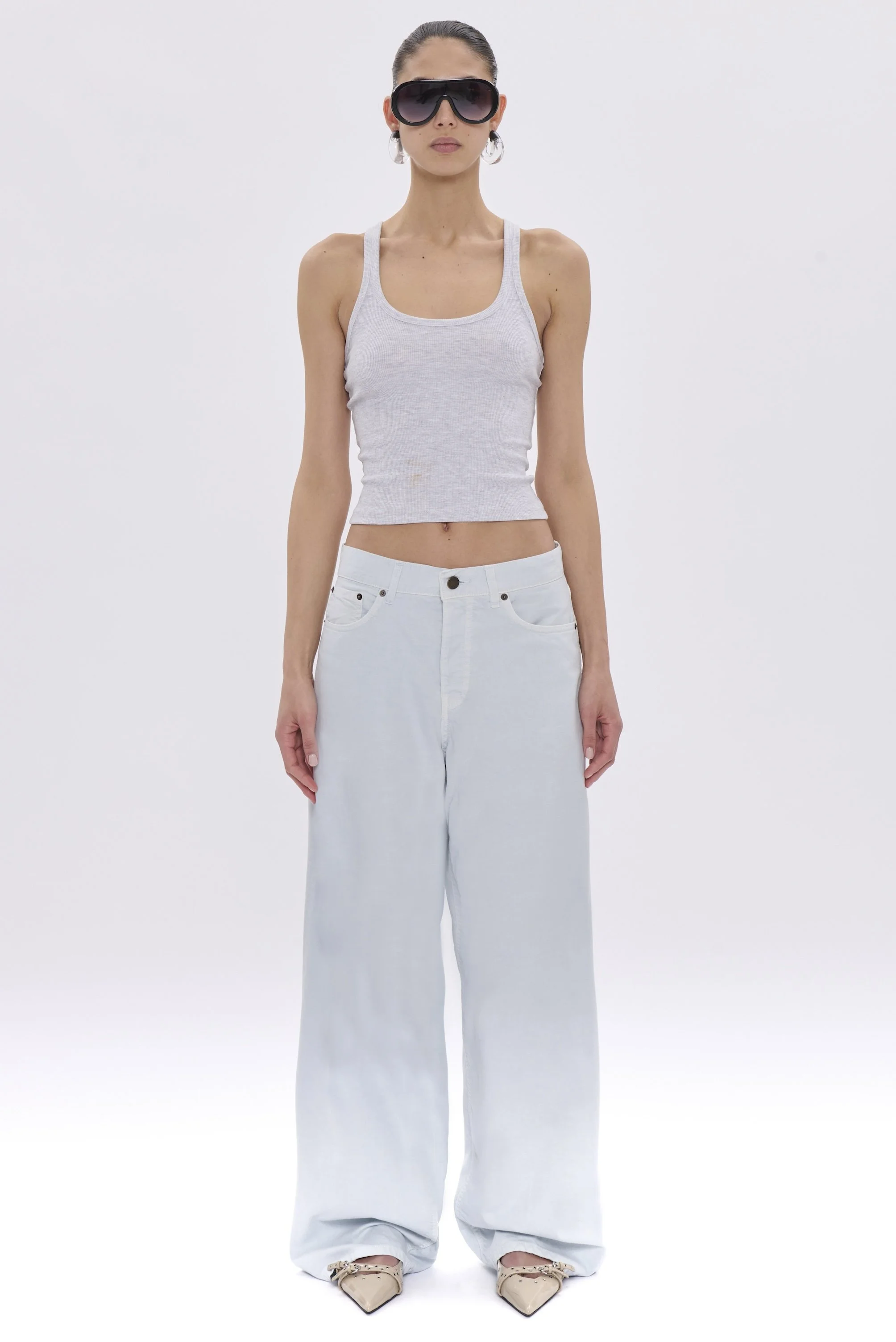 Haikure - Bethany  Twill 45 Jean - Off White