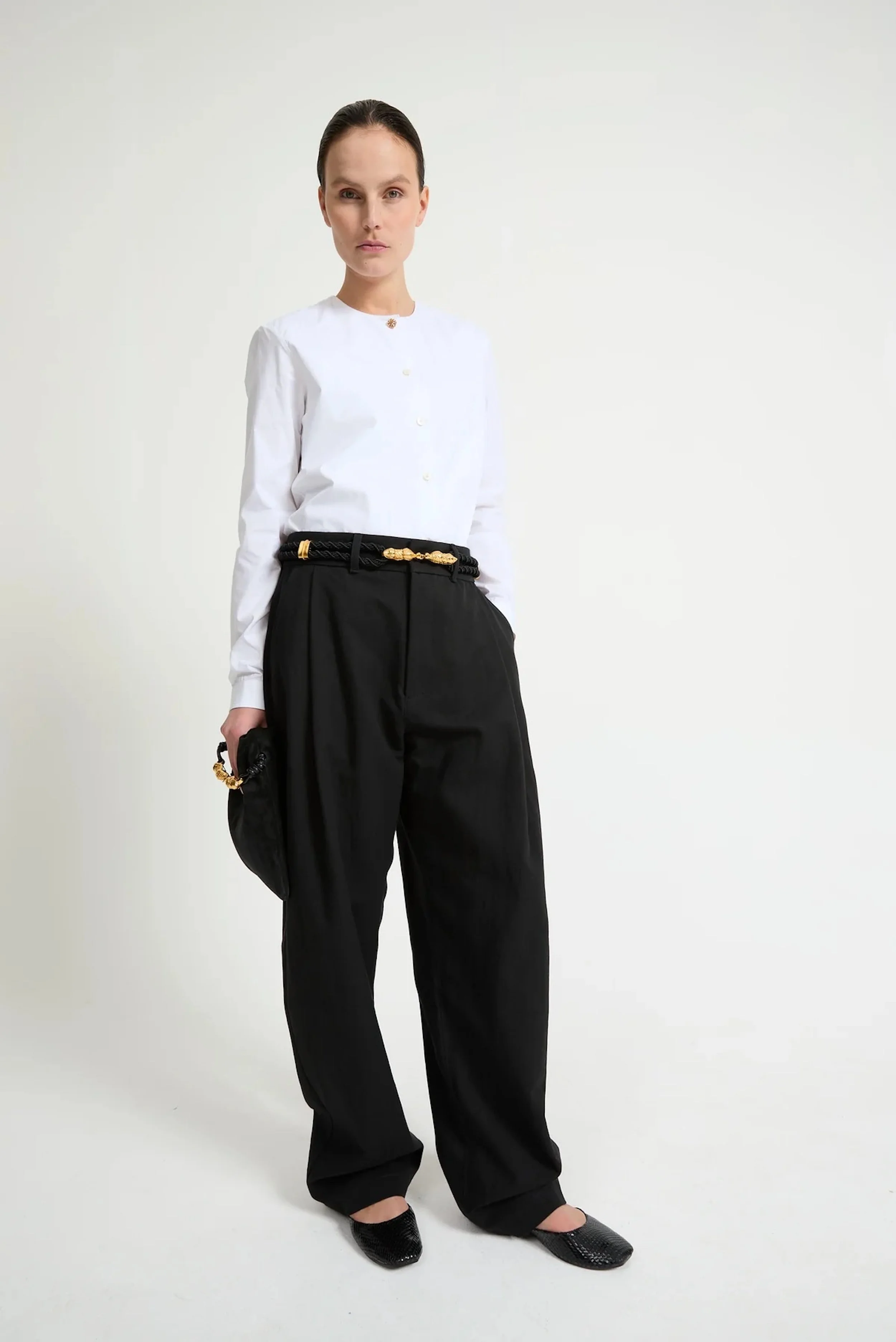 Laurence Bras - Pantalon Amiral Pinces - Black