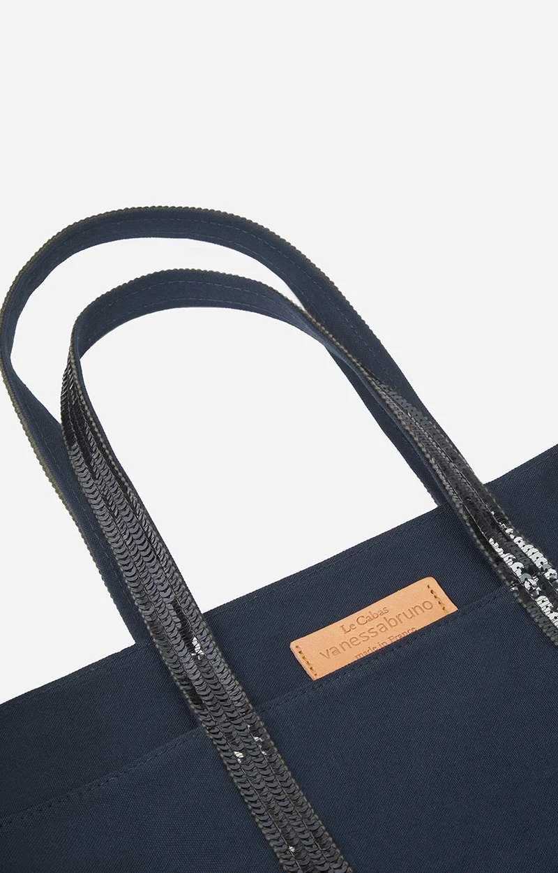 0Vanessa Bruno - Cabas L Zippé Toile - Pyrite