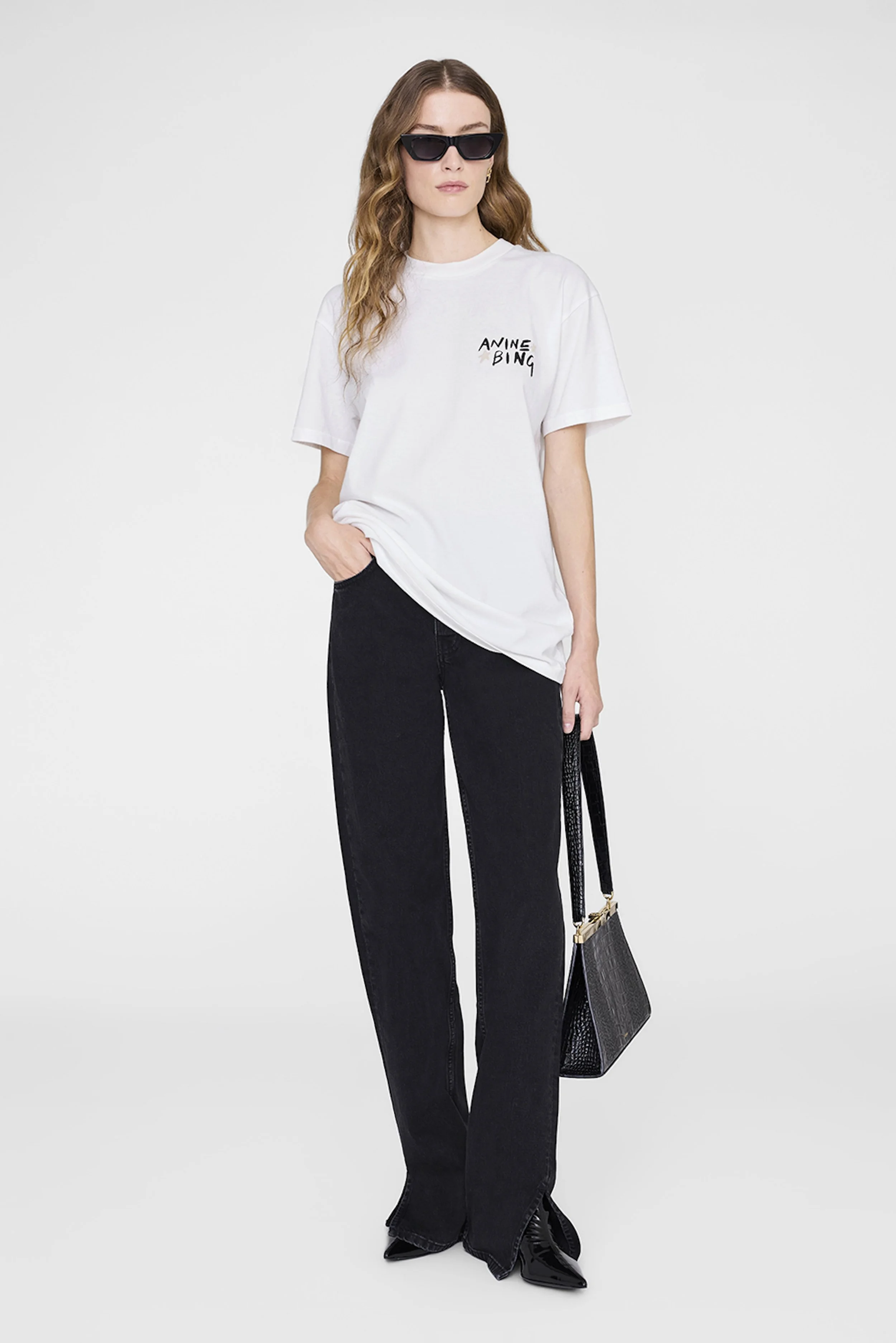 Anine Bing - Walker Tee Empowerment - Ivory