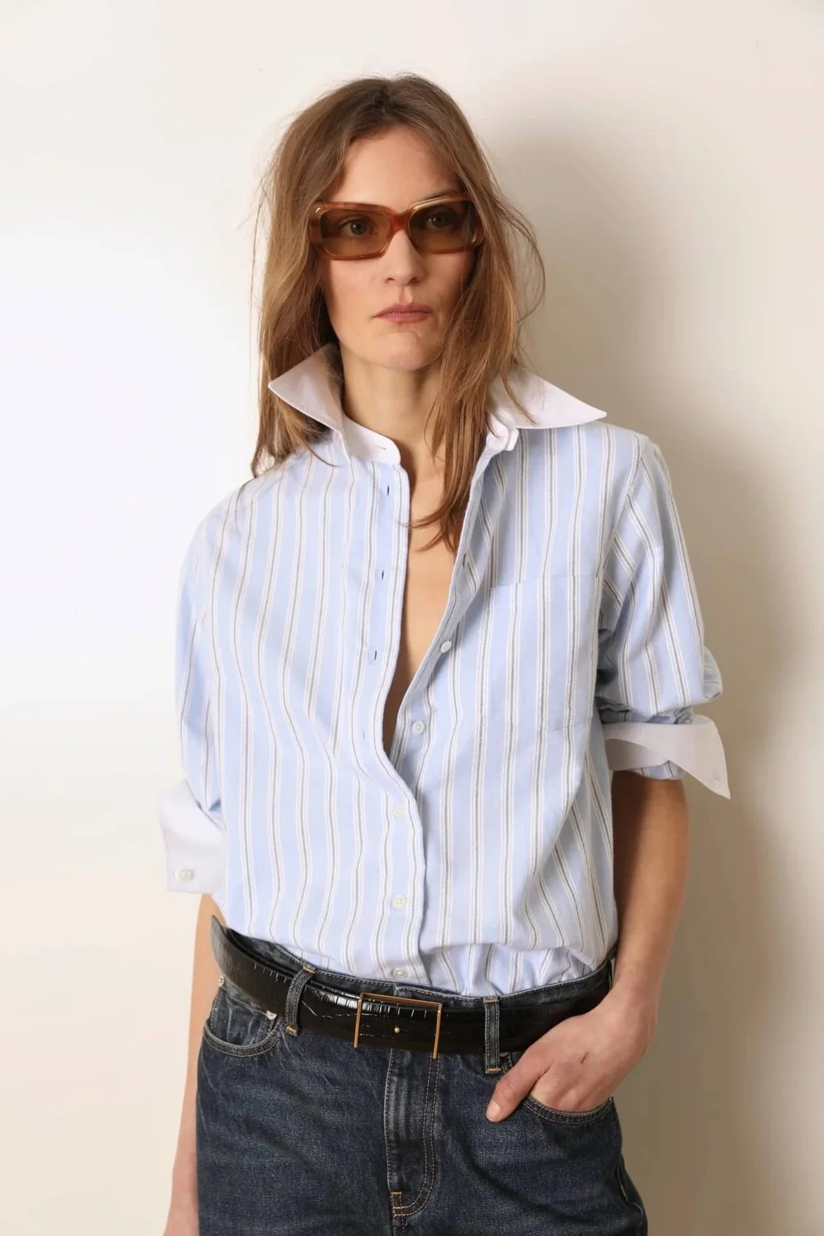 Laurence Bras - Blouse Acoustique - Blue Stripes