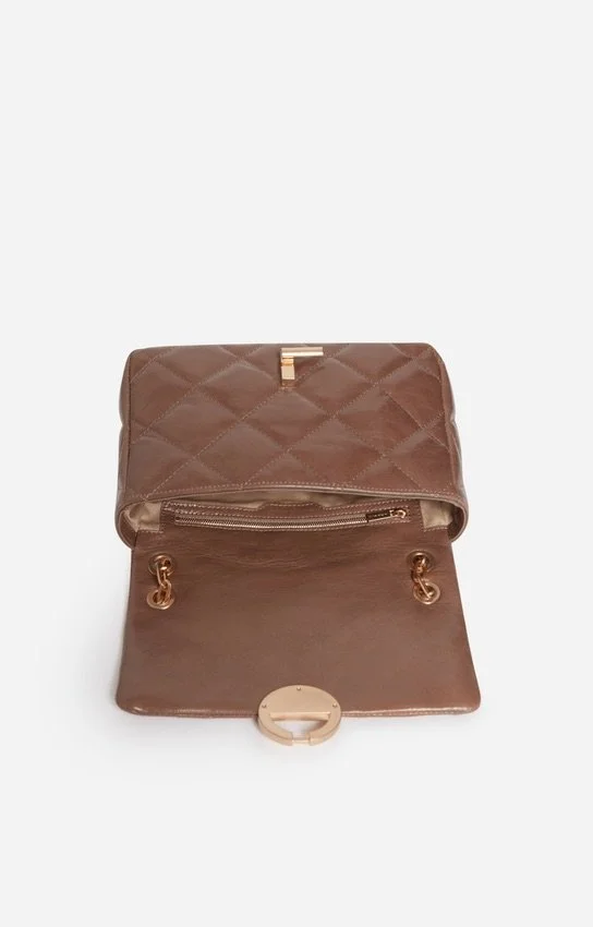 Vanessa Bruno - Grand Sac Moon Cuir - Marron Glacé