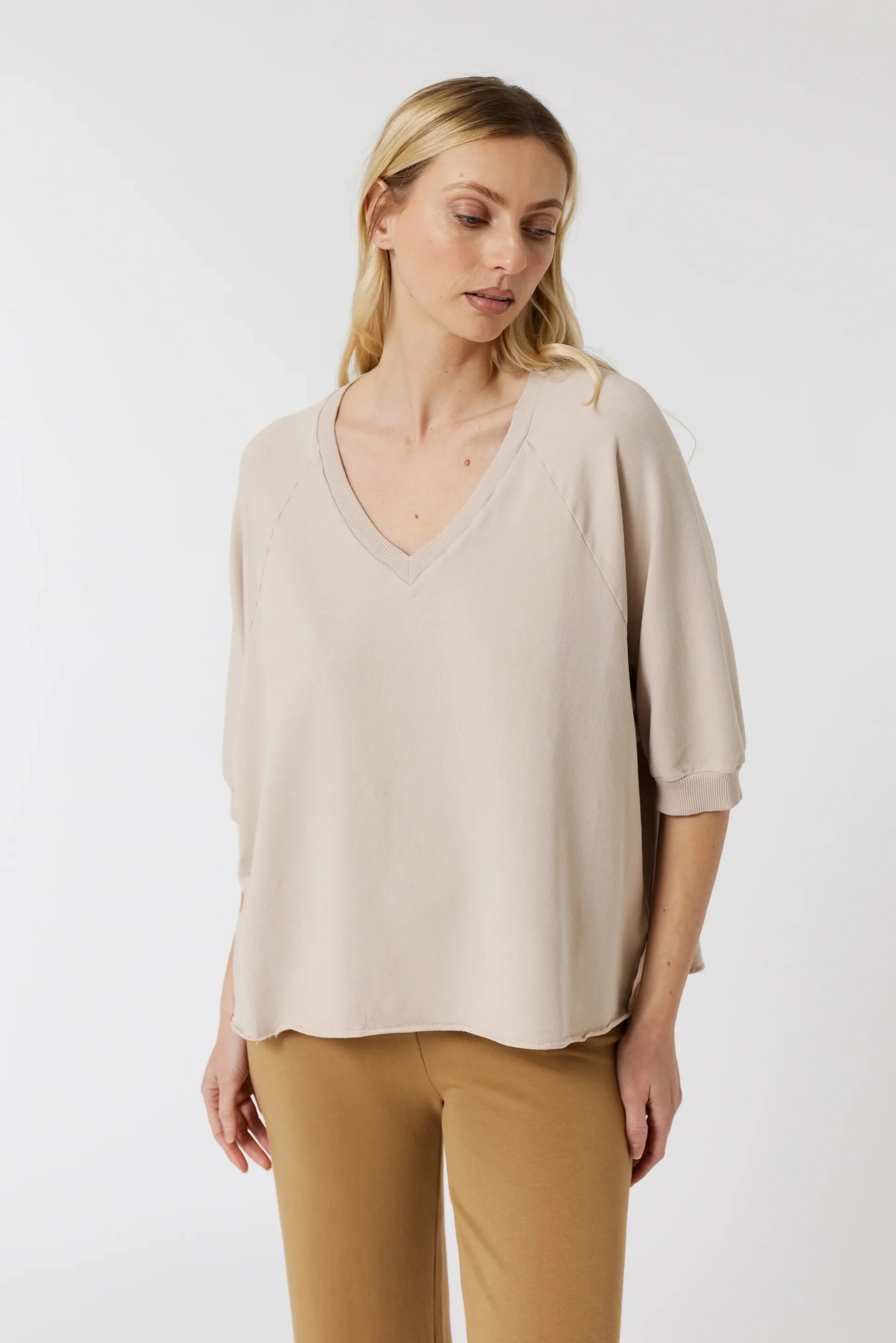 Maevy - Top Col V Jael - Galet