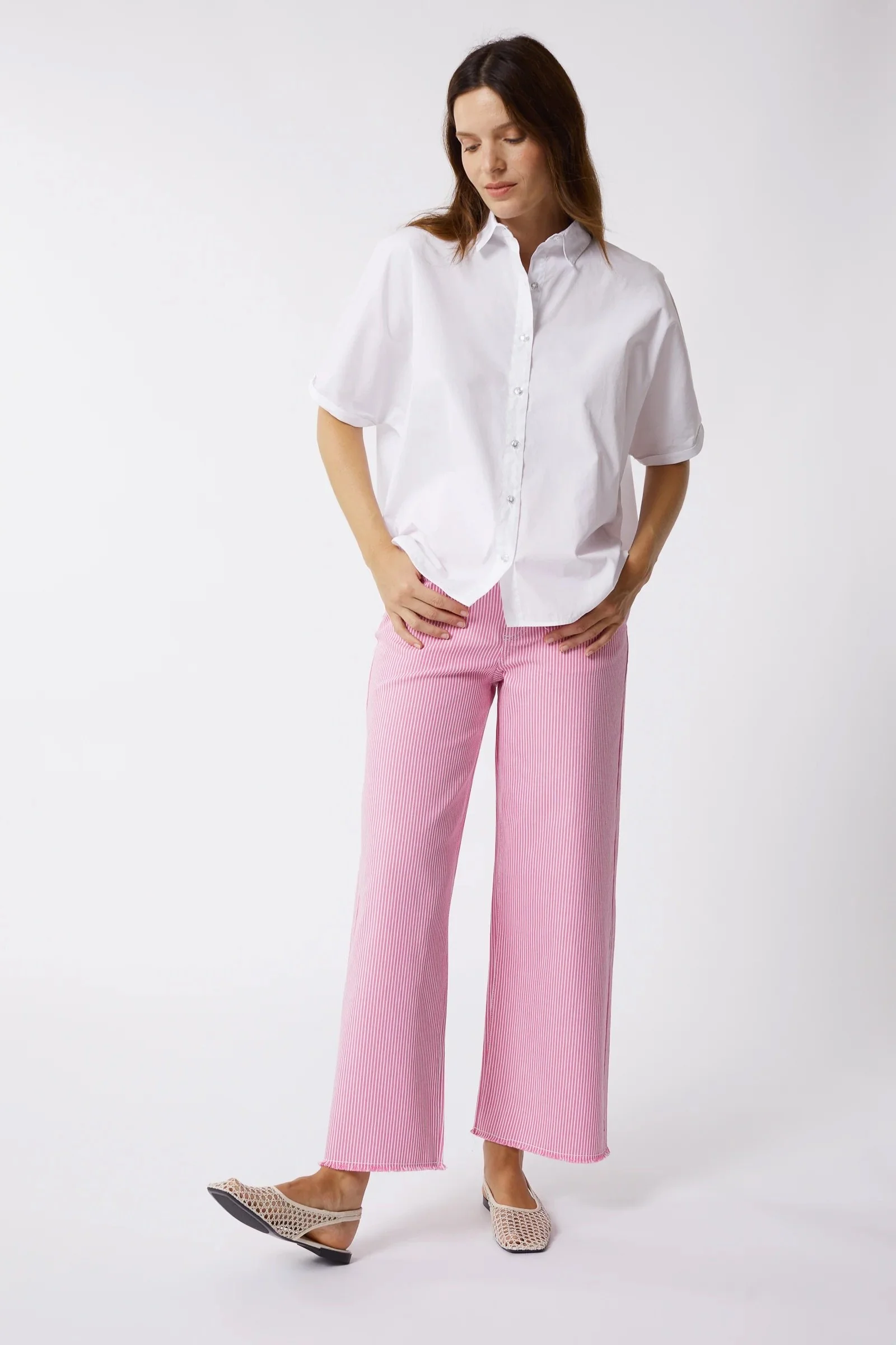 Maevy - Chemise Chauve Souris Metis - Blanc