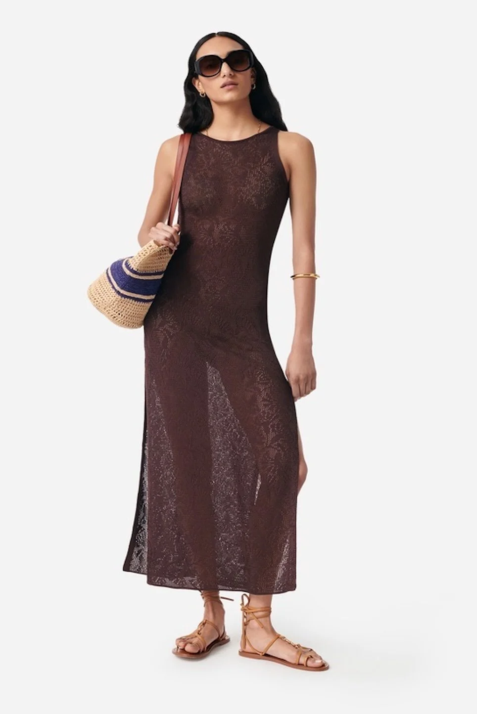 Vanessa Bruno - Robe Etta - Chocolat