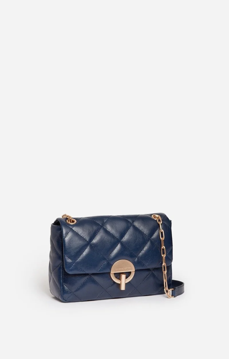 Vanessa Bruno - Grand Sac Moon Cuir - Outremer