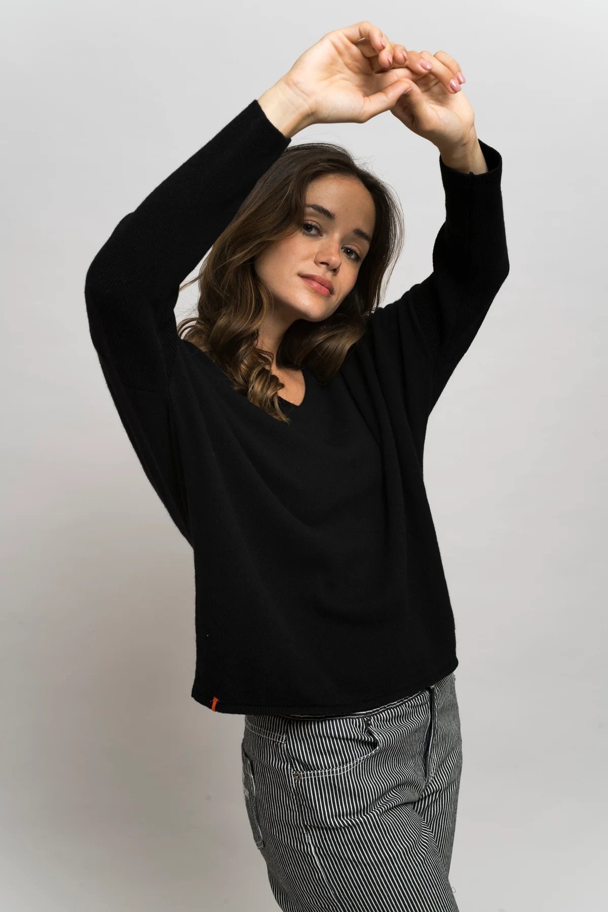 Maevy - Pull Falaise Boule - Noir