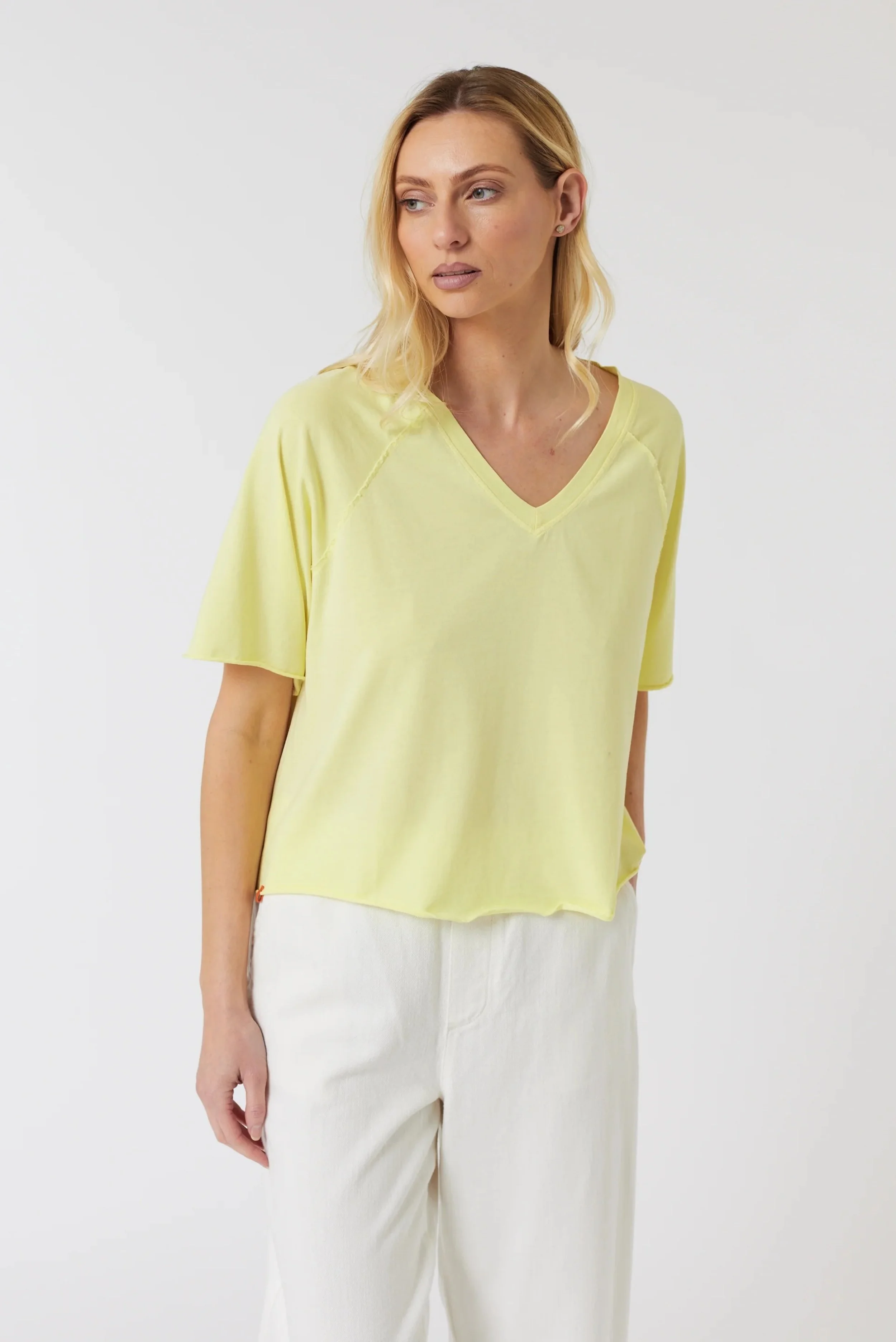 Maevy - Top Raglan Corvette - Lemon Curd