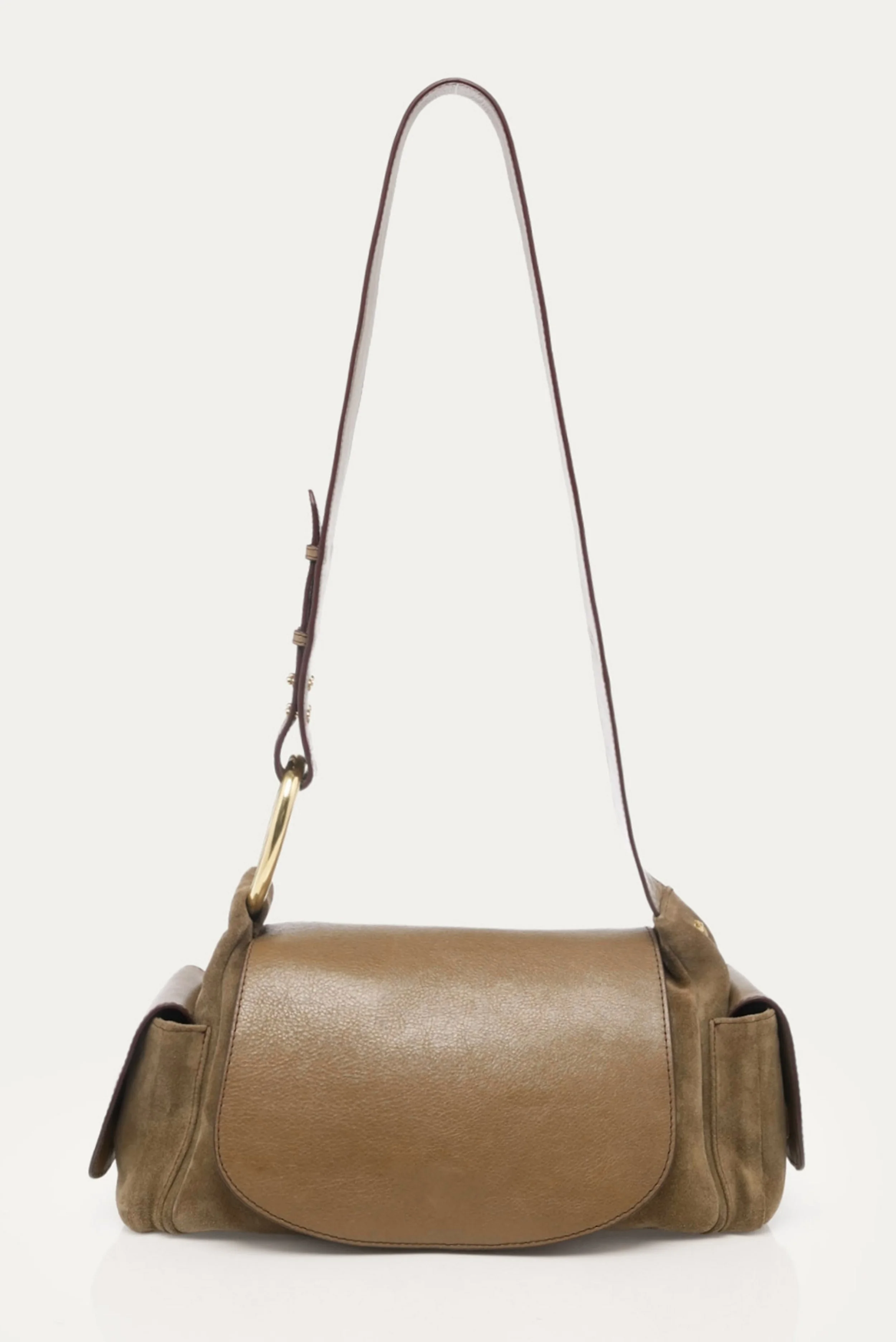 Claris Virot - Sac Marine Cuir - Taupe