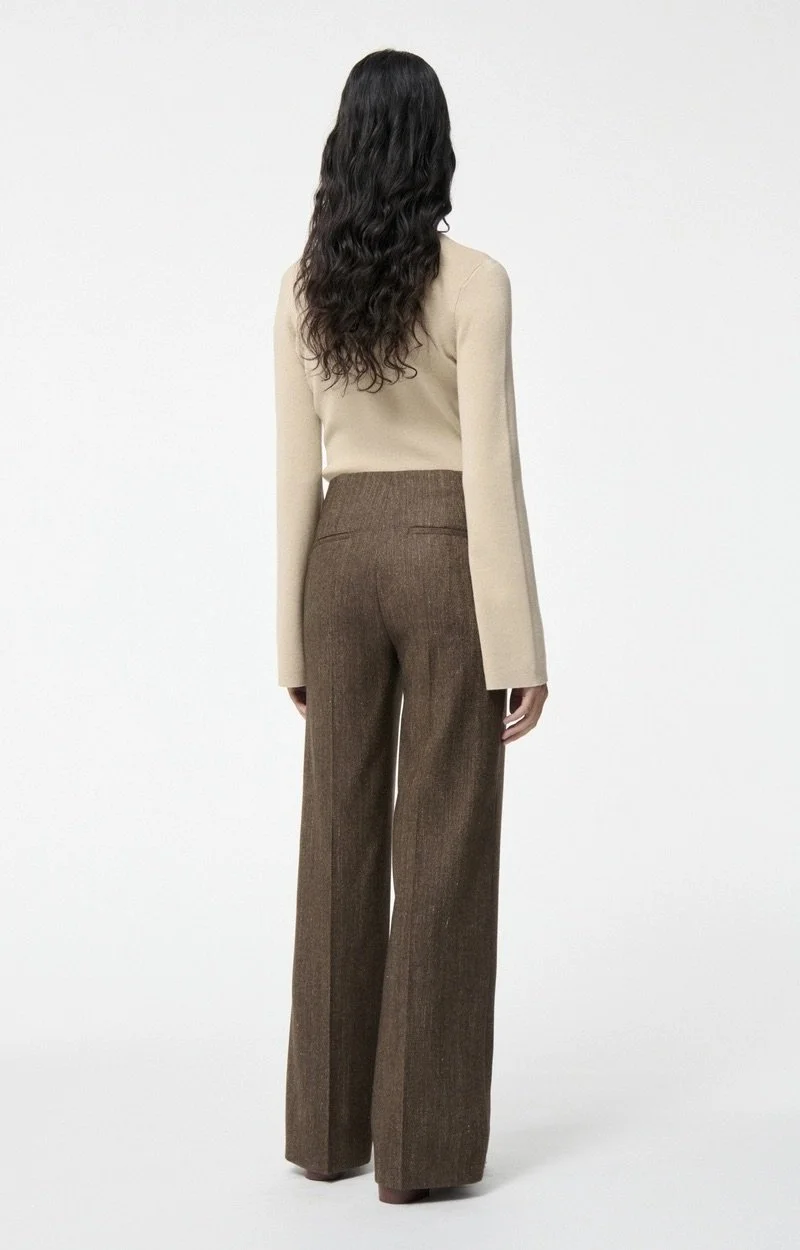Vanessa Bruno - Pantalon Chevron Faru - Brown