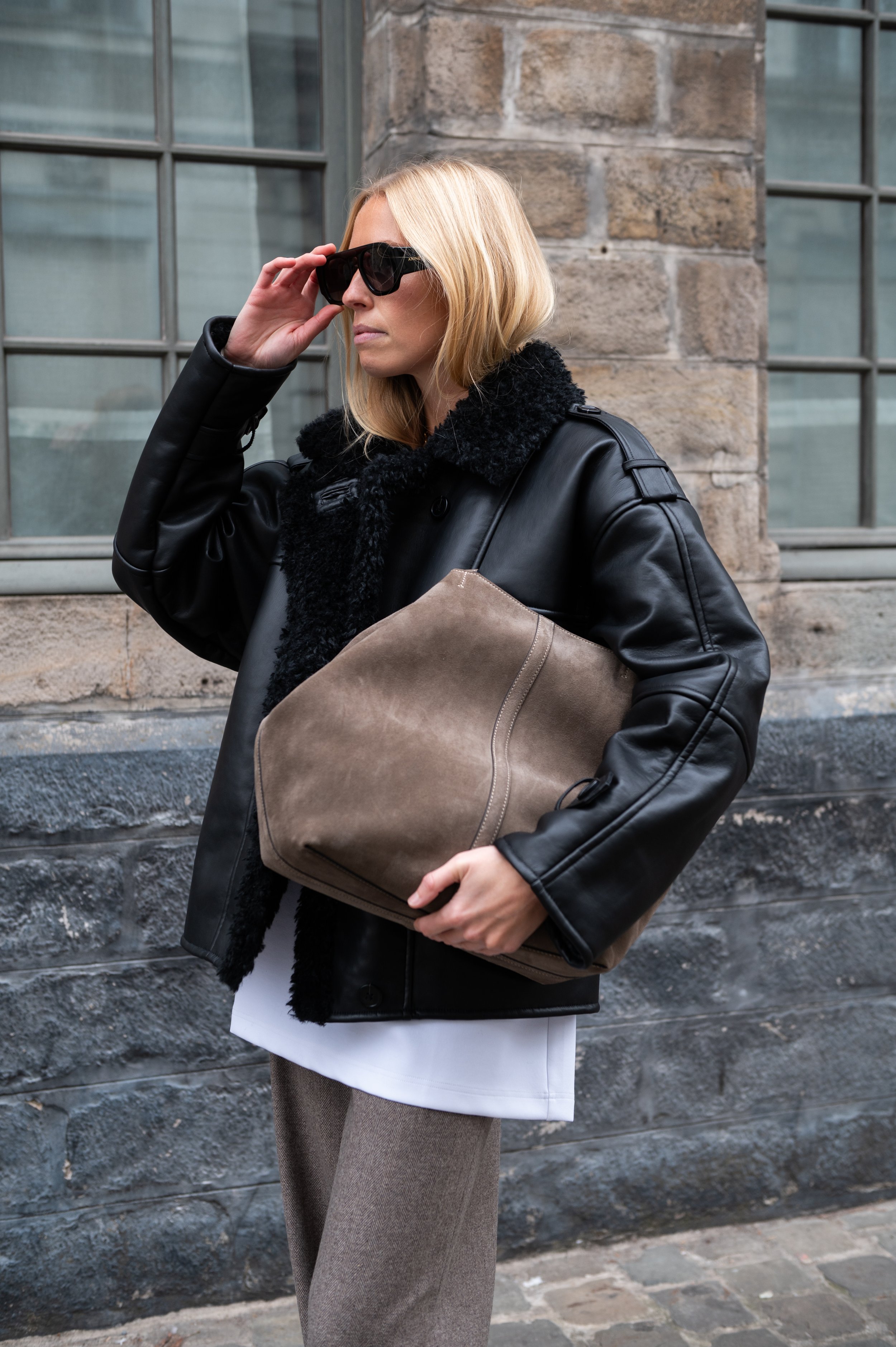Anine Bing - Preston Sunglasses - Black