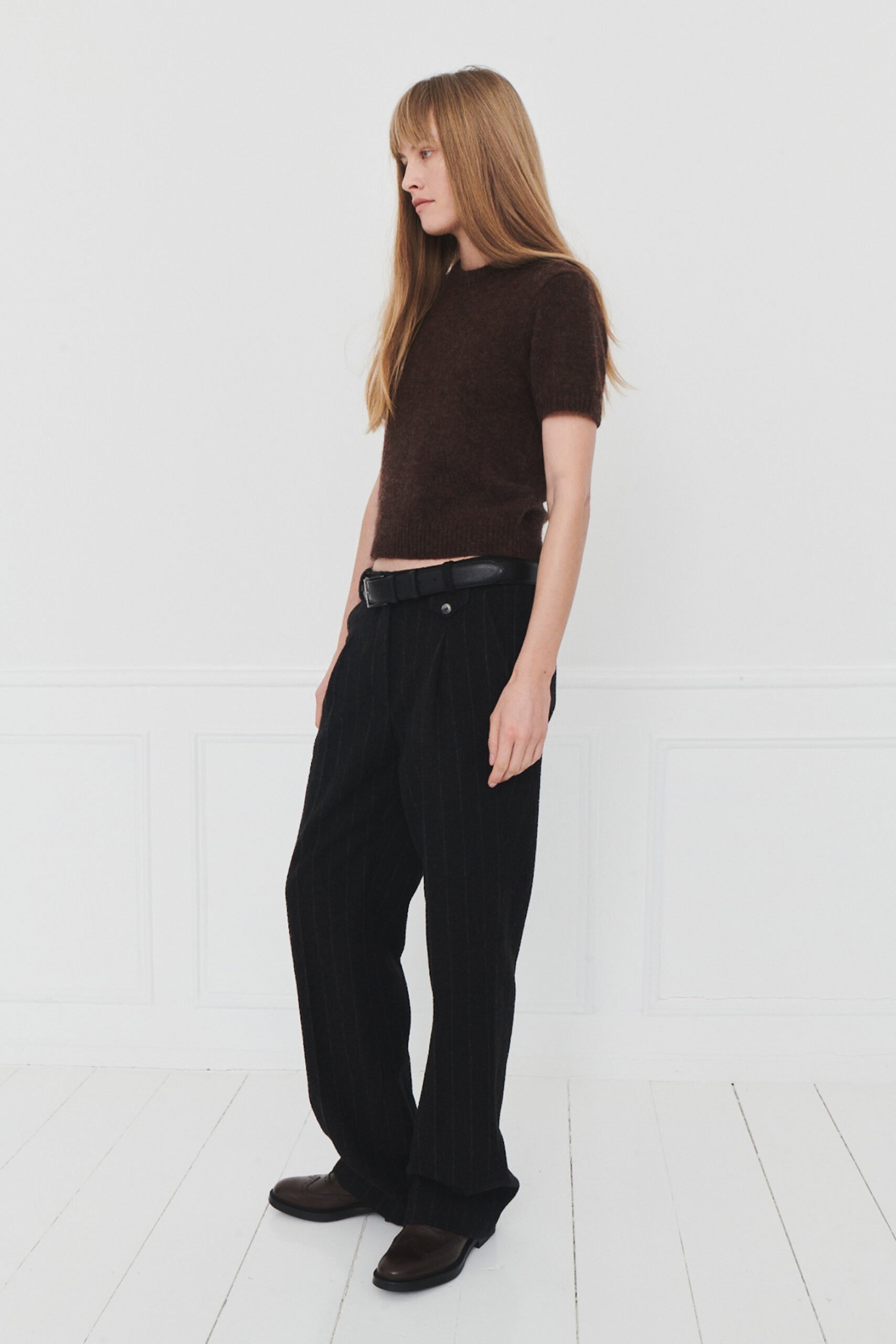 The Garment - Richard Pant - Black Pinstripes