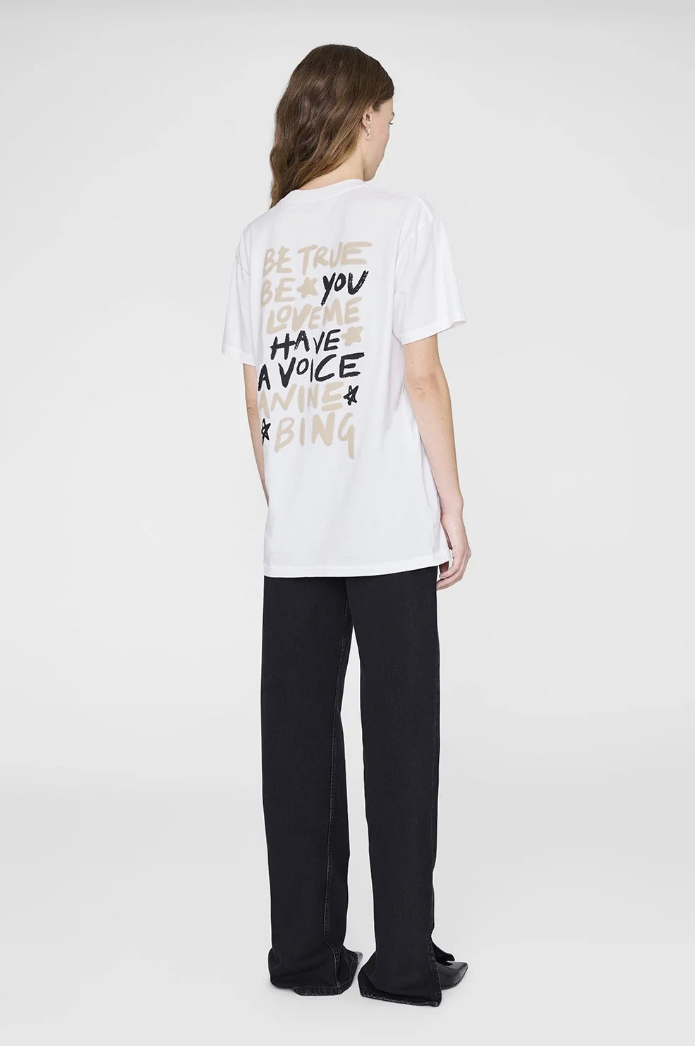 Anine Bing - Walker Tee Empowerment - Ivory