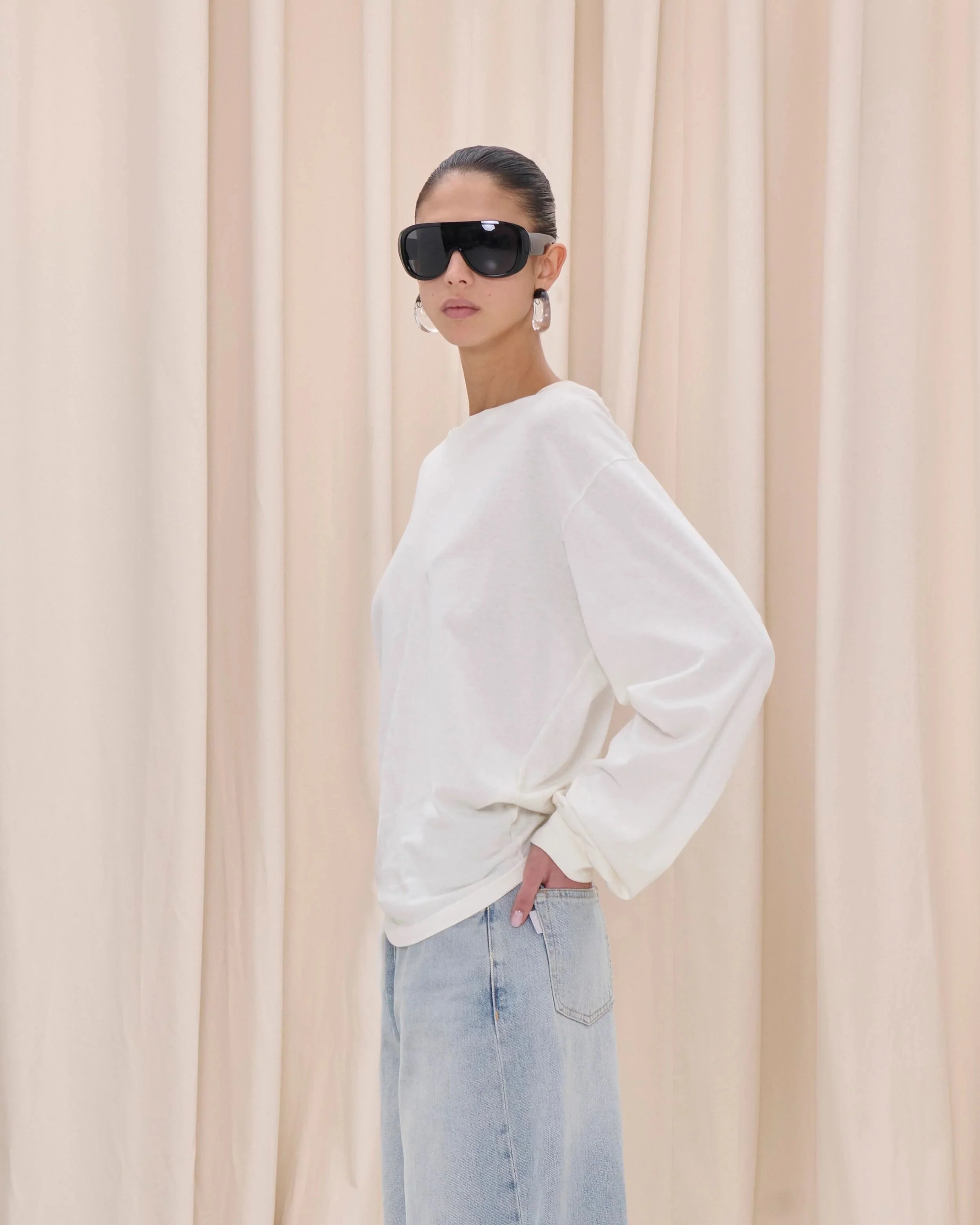 Haikure - Ellys Tee LS - Off White