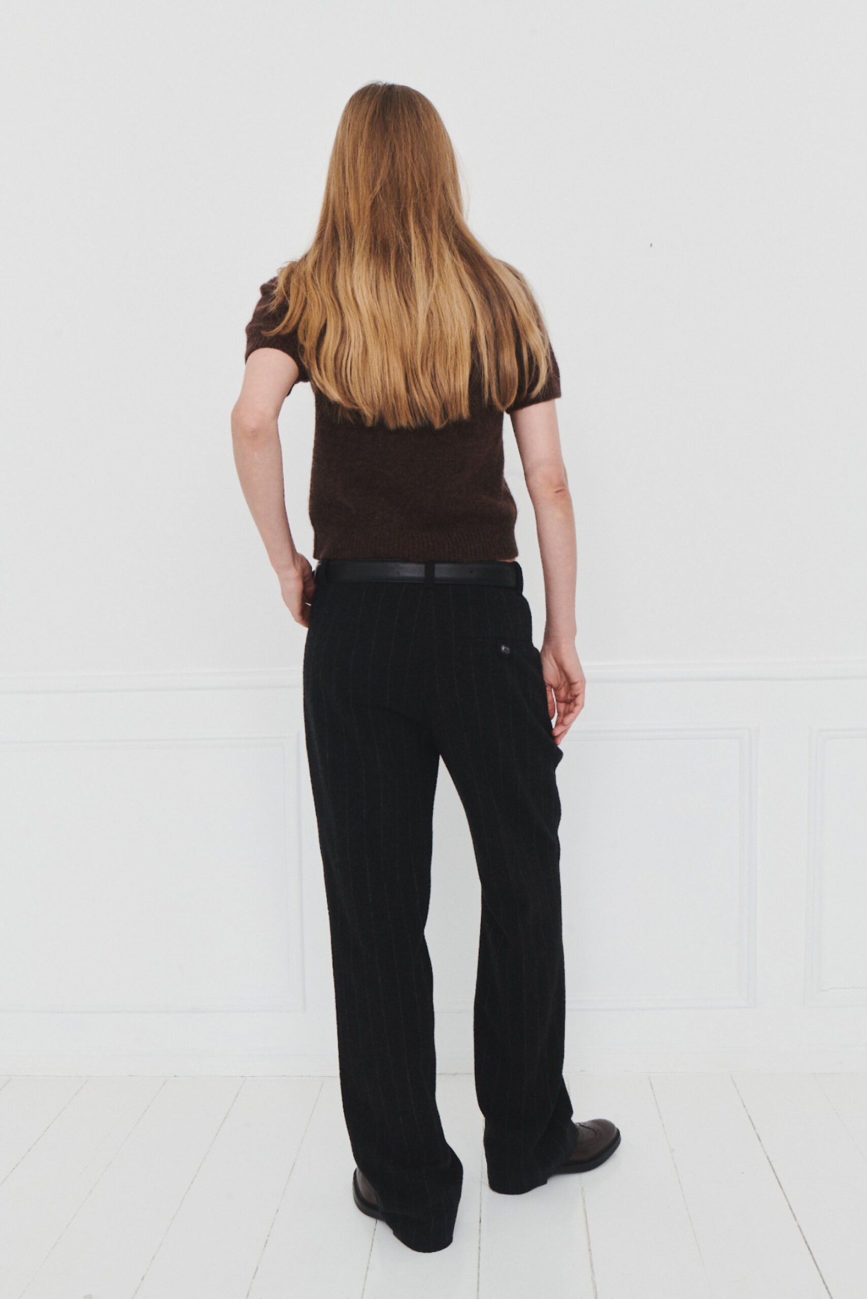 The Garment - Richard Pant - Black Pinstripes