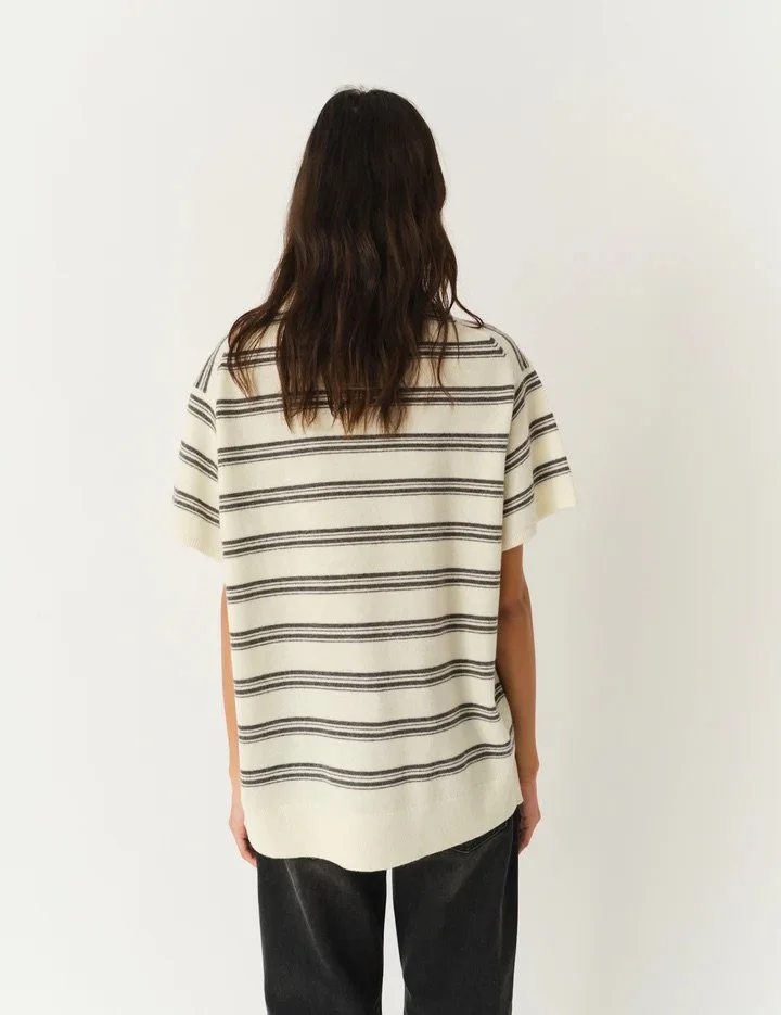 The Garment - Como Dad Polo - Cream Grey