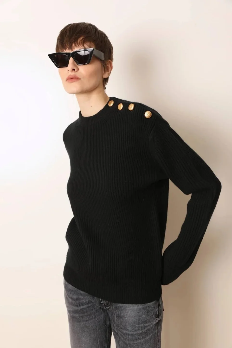 Laurence Bras - Pull Bobine - Noir