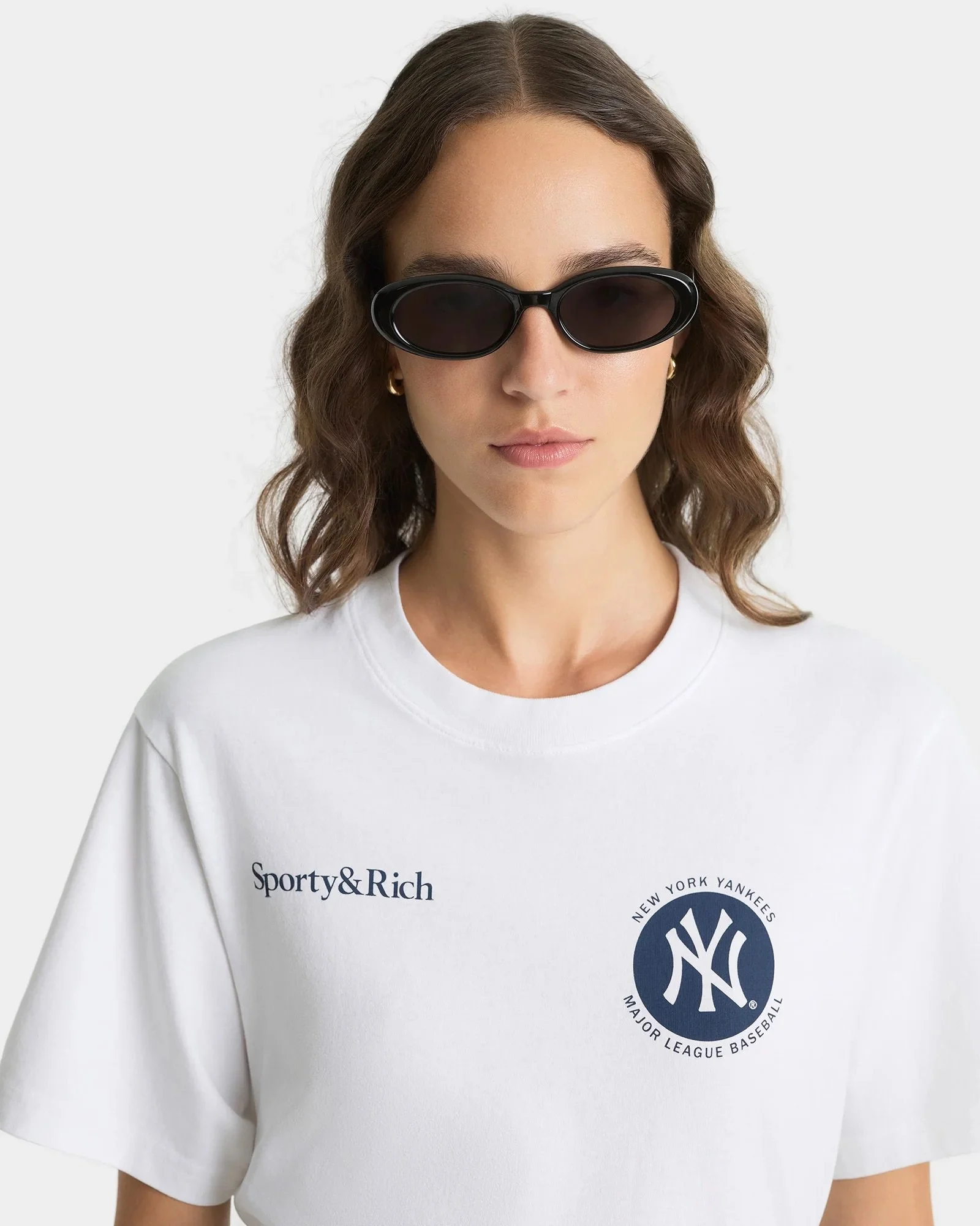 Sporty&Rich - Major League Tee - White