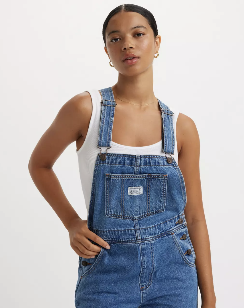 Salopette courte en jean Levi's bleu - Levi's