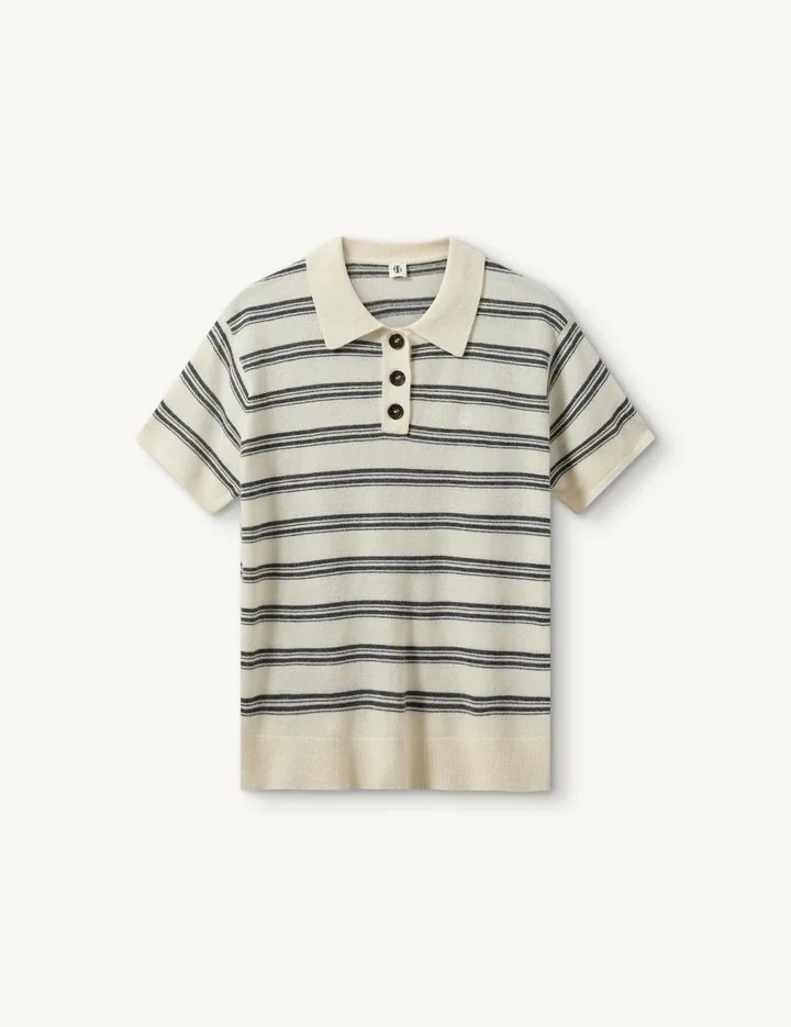 The Garment - Como Dad Polo - Cream Grey