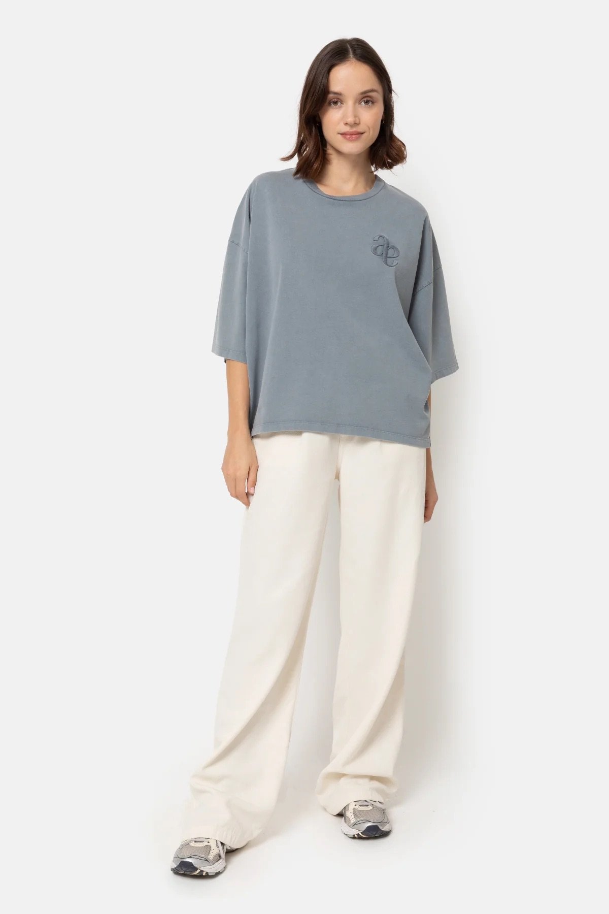 Âme - Eloise-A Boxy T-Shirt - Vintage Grey
