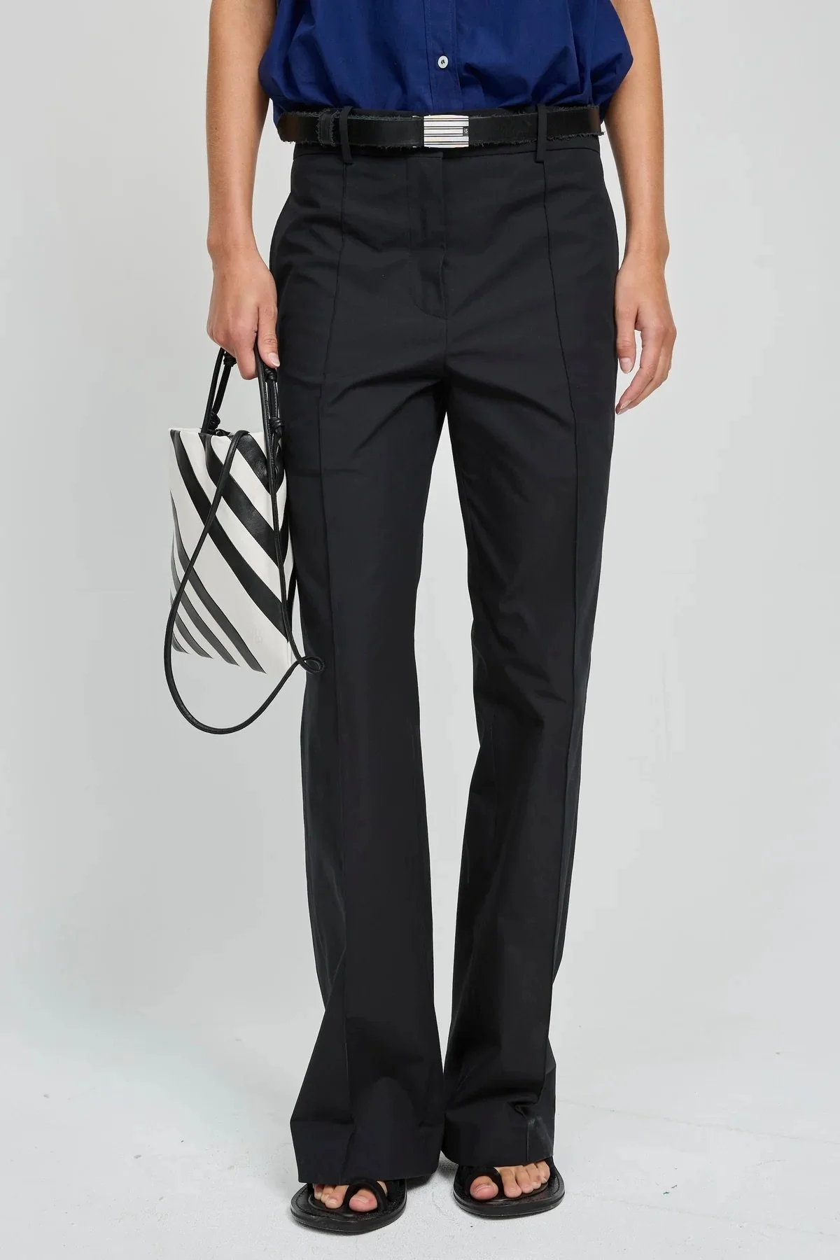 Laurence Bras - Pantalon Fleuve Plis - Black