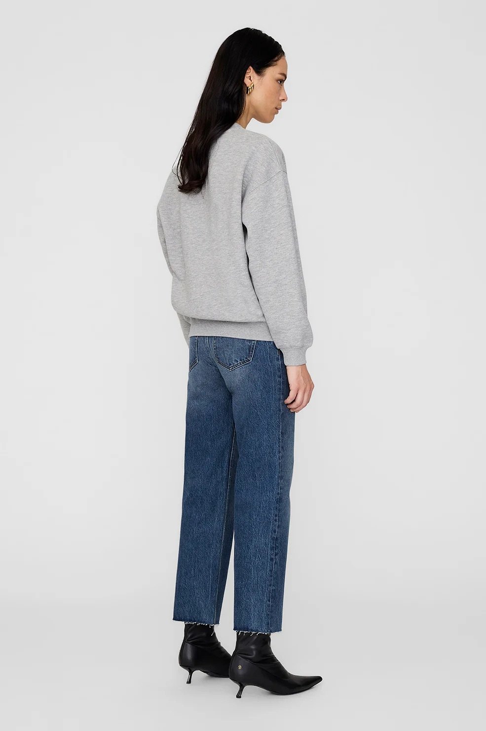 Anine Bing - Spencer Sweat - Grey Mel