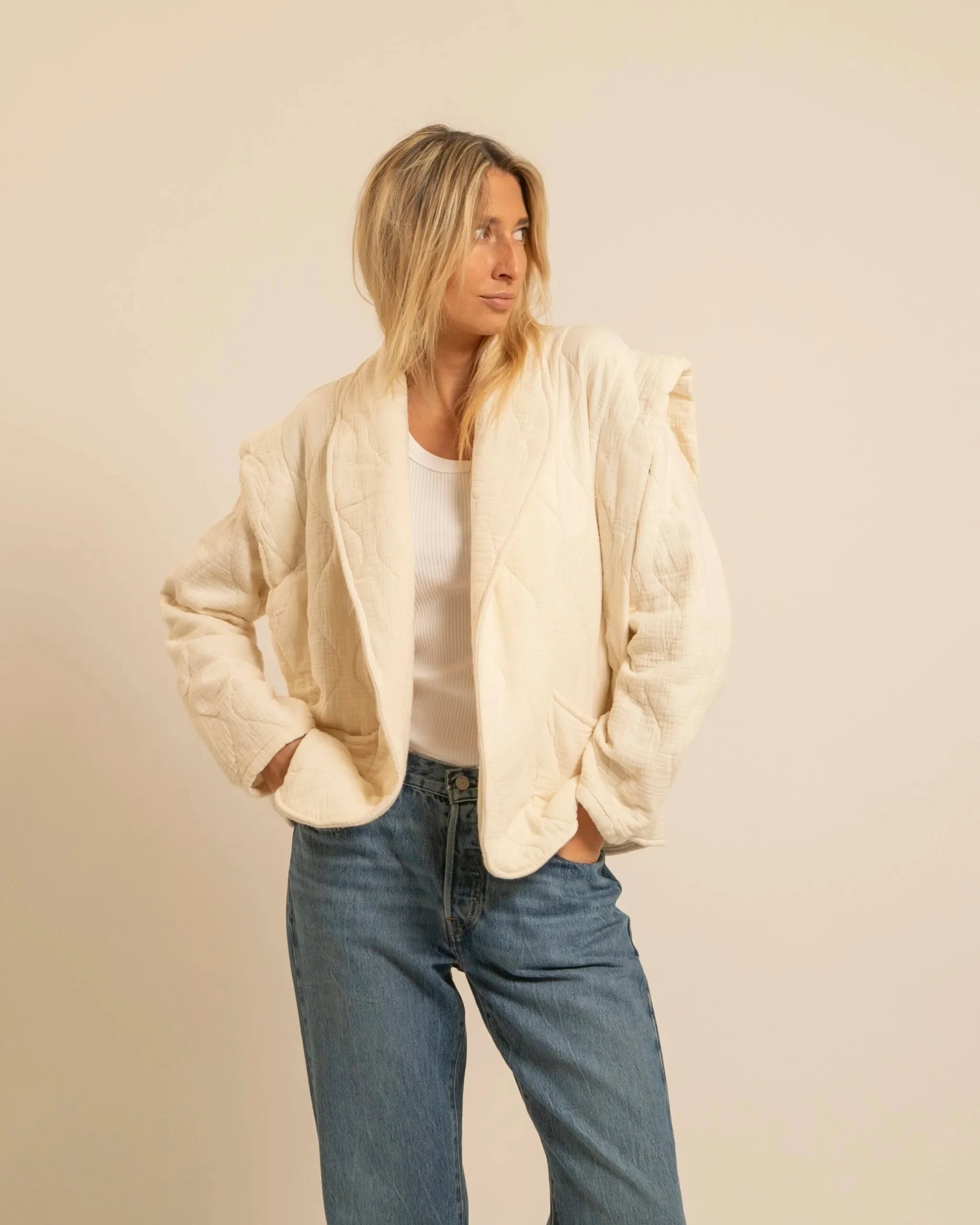 AOKYANOS - Veste San Francisco - Crème