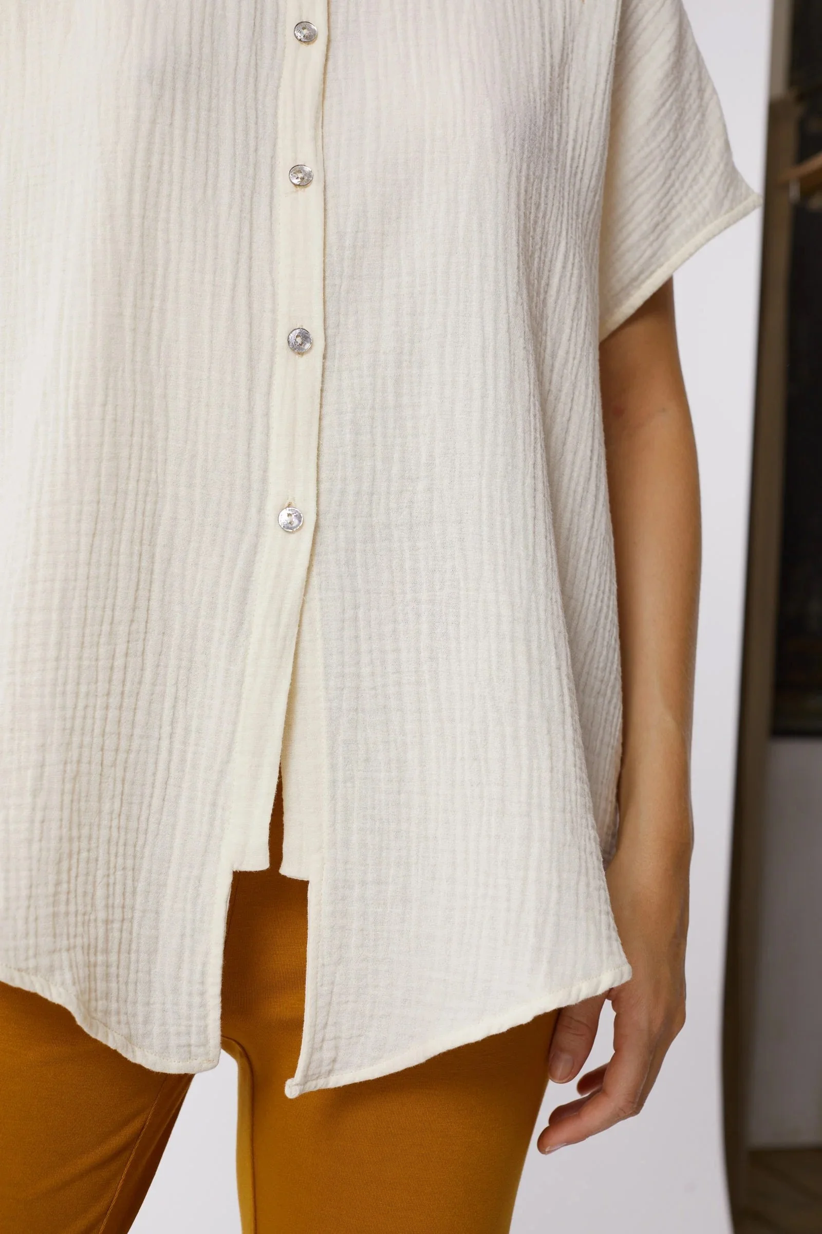 Maevy - Borneo Shirt - Creme